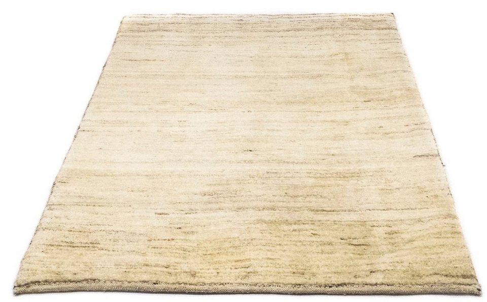 Wollteppich Gabbeh Teppich handgeknüpft beige, morgenland, rechteckig, Höhe:  15 mm, handgeknüpft, 15 mm Gesamthöhe