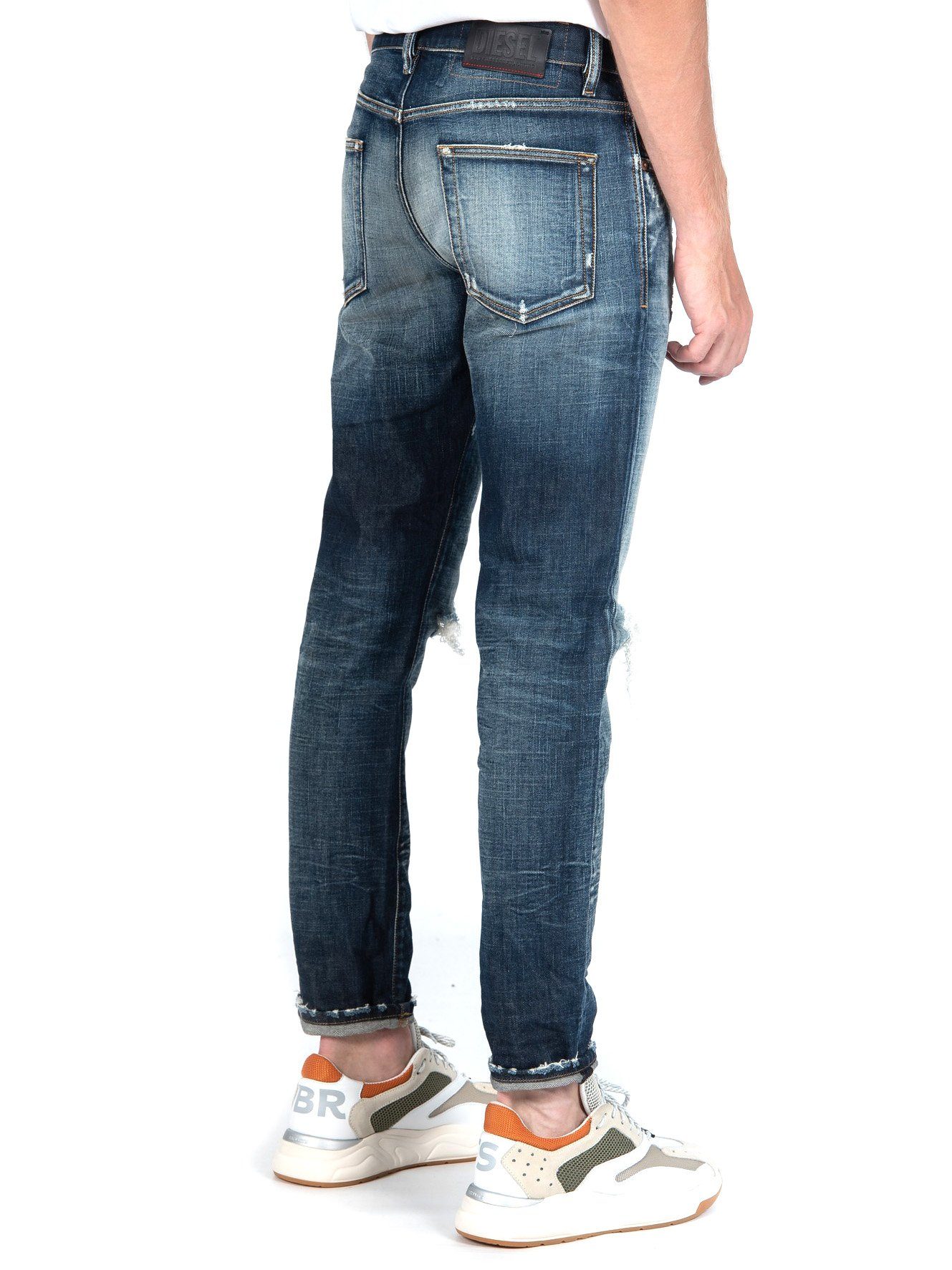 Diesel Slim-fit-Jeans L32 Destroyed Stretch - - Hose W32 D-Strukt 084AD