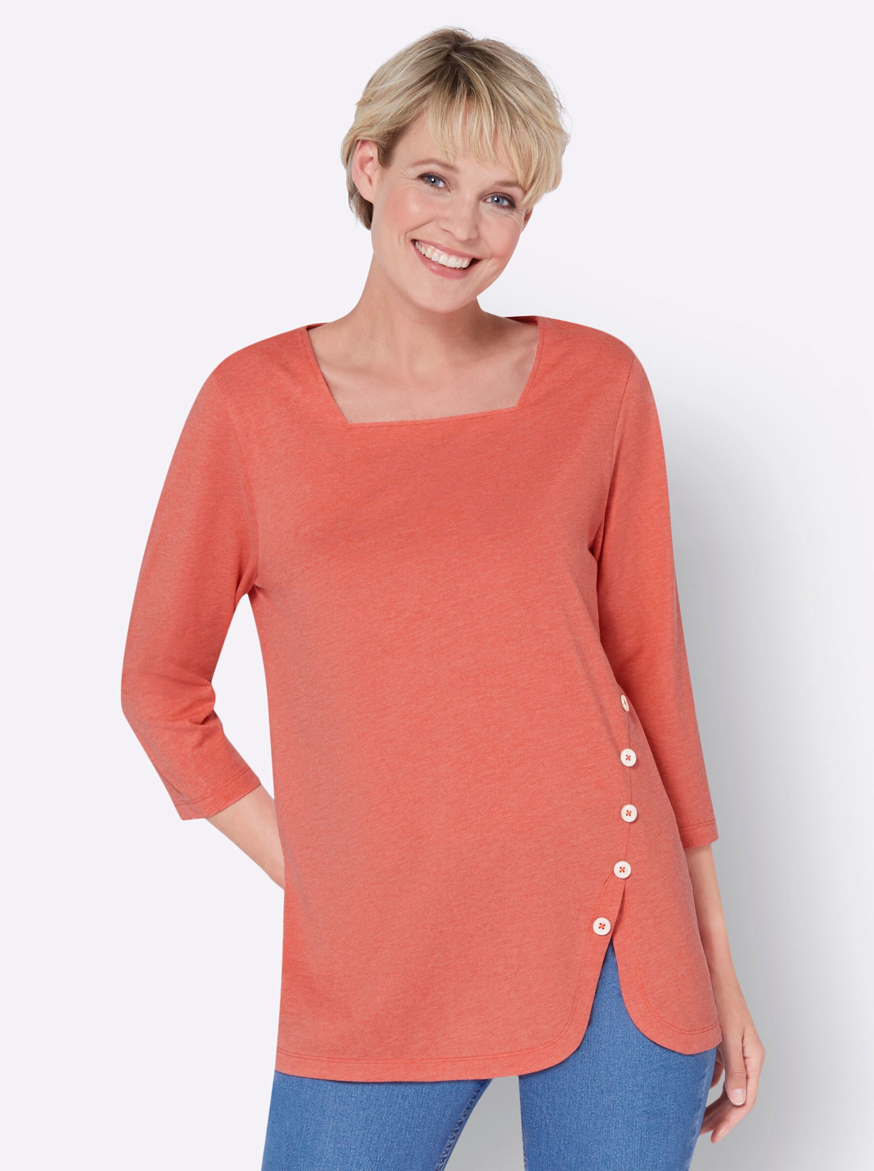 T-Shirt 3/4-Arm-Shirt 3/4-Arm