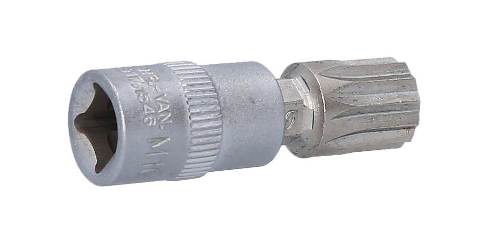 Thumbnail - KS Tools Bohrer- und Bitset 1/4" Bit-Stecknuss XZN, M10