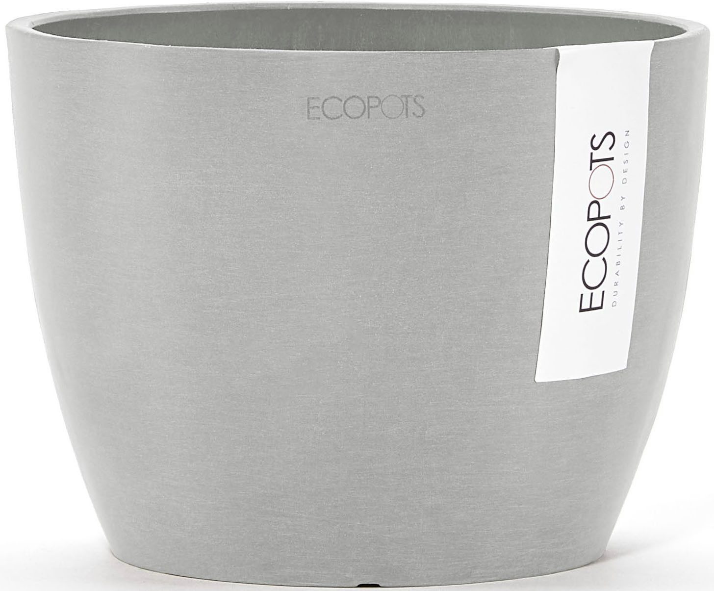 ECOPOTS Blumentopf STOCKHOLM White Grey, BxTxH: 16x165x12,5 cm