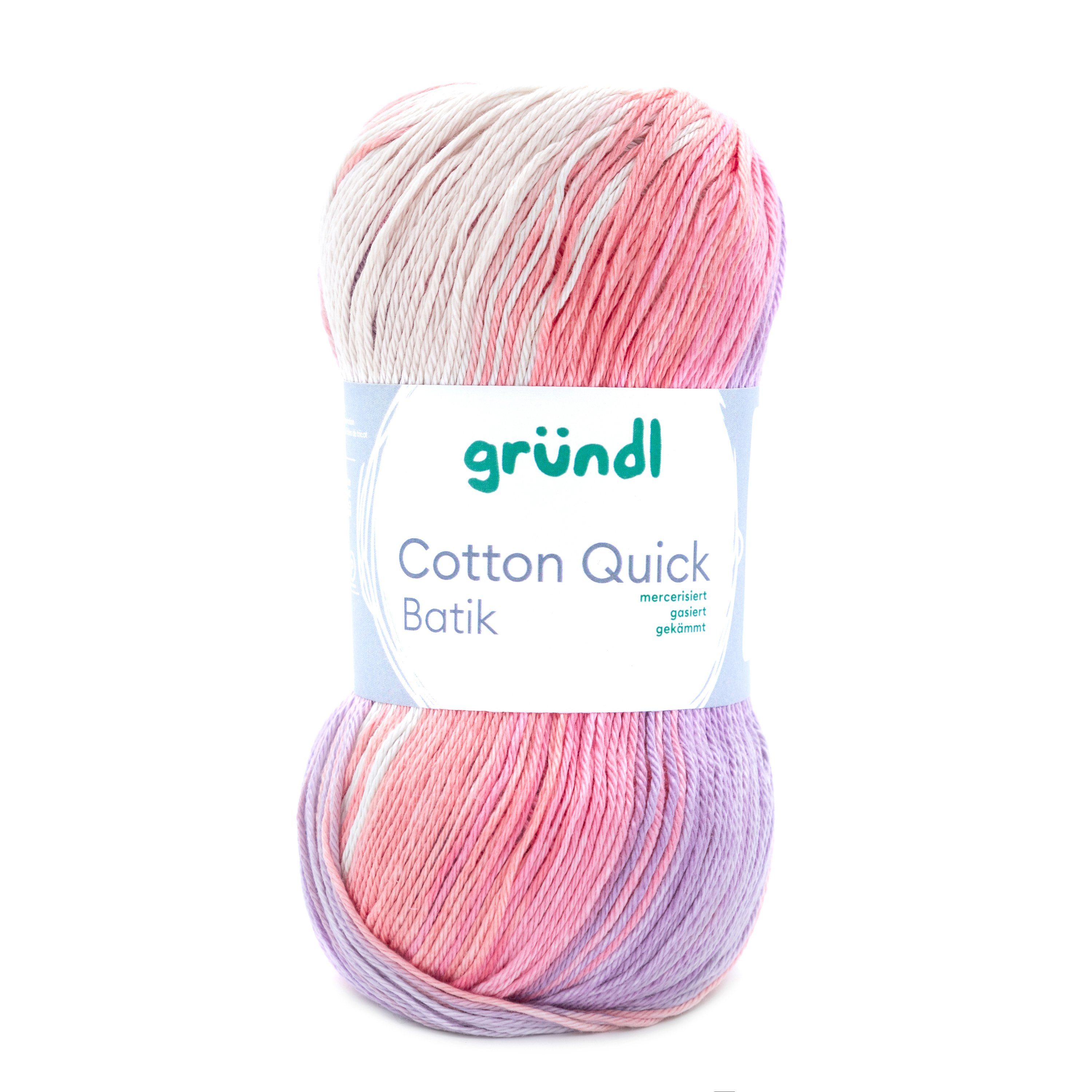 Gründl Cotton Quick Batik Häkelwolle, 100 g