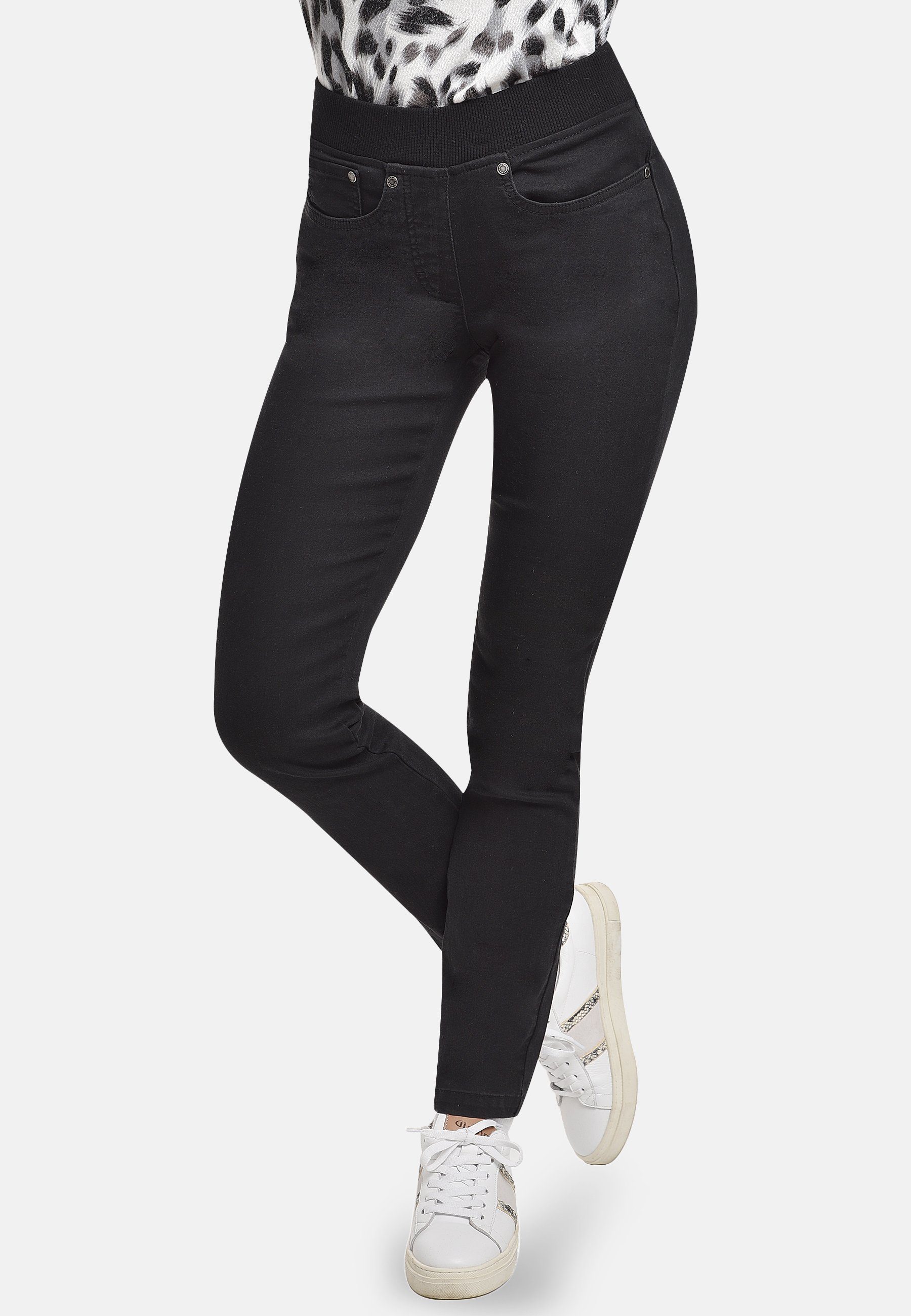 BICALLA Regular-fit-Jeans Comfort 32 - 20/black (1-tlg)