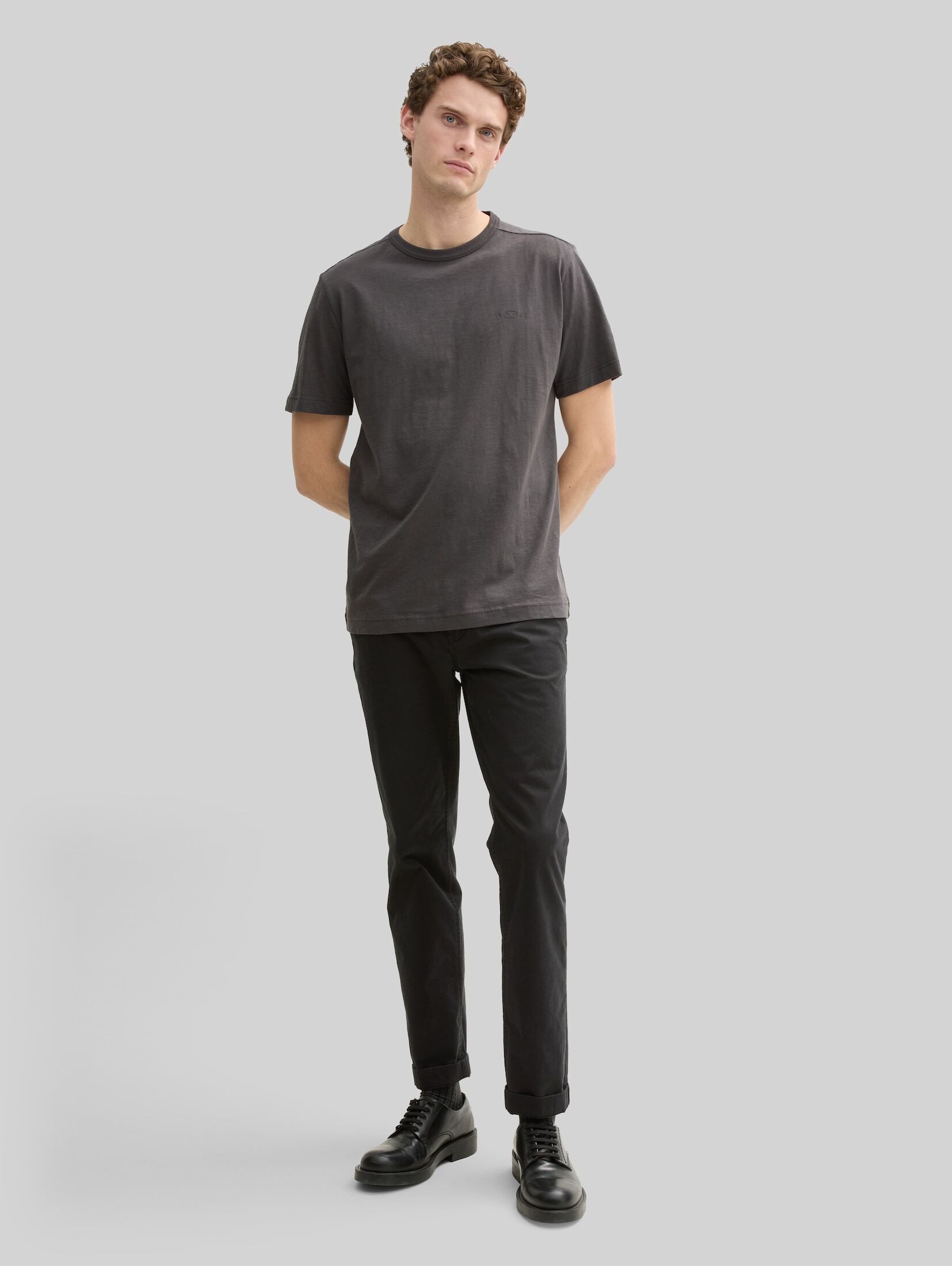 TOM TAILOR T-Shirt T-Shirt (im Einserpack) Basic T-Shirt aus Baumwolle – Bild 5 von 5