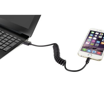 Renkforce Renkforce Apple iPad/iPhone/iPod Anschlusskabel [1x USB 2.0 Stecker A Smartphone-Kabel, (0.95 cm)