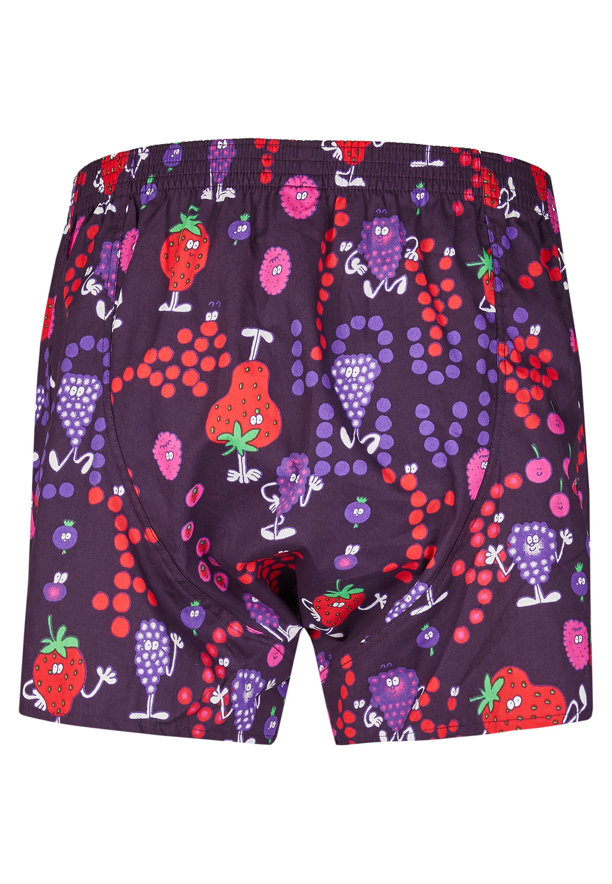Lousy Livin Boxershorts Cherry & Berry im 2er-Pack mit buntem Design