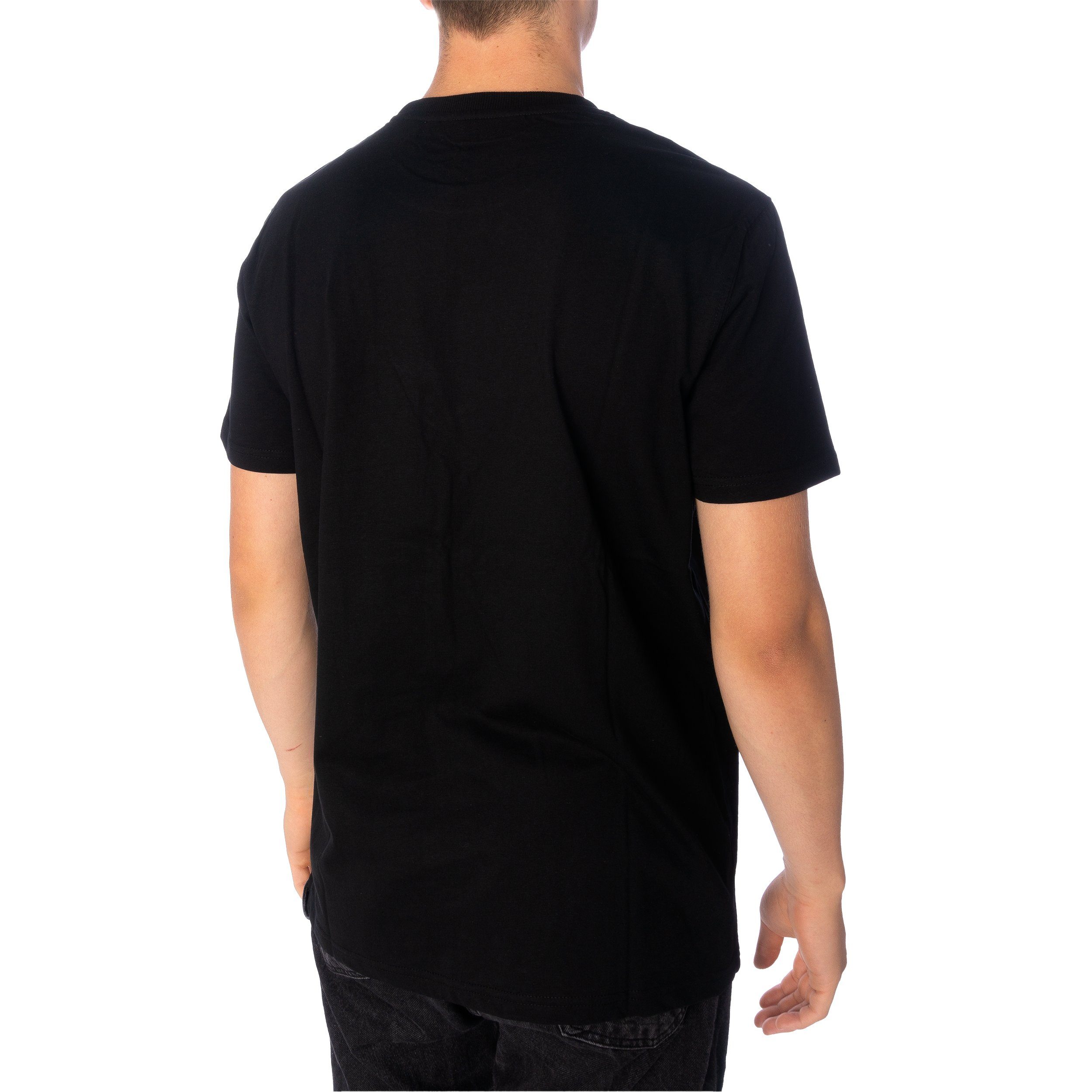 Herren Shirt (1-tlg) Cromane Lonsdale Lonsdale schwarz T-Shirt T-Shirt