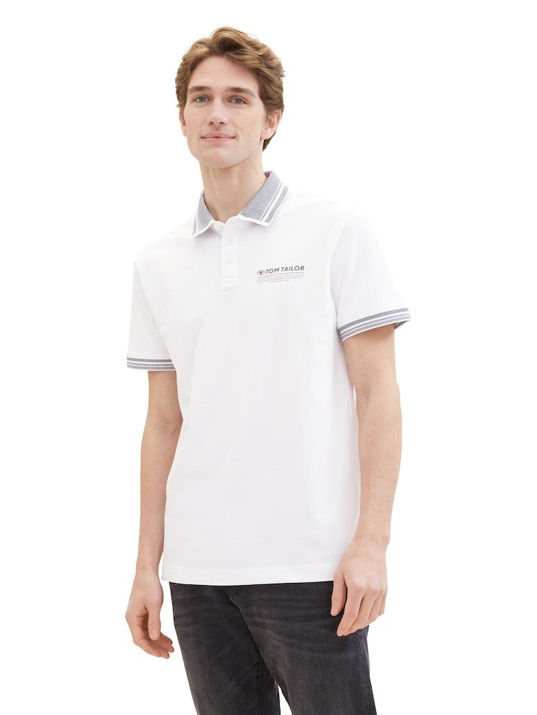 TOM TAILOR Poloshirt Polo With Details (1-tlg) günstig online kaufen