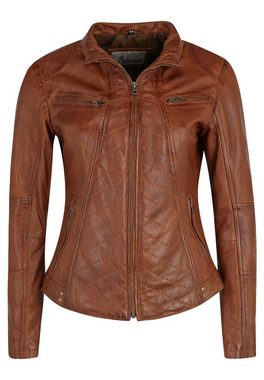 7eleven Bikerjacke Lederjacke "RENATE"