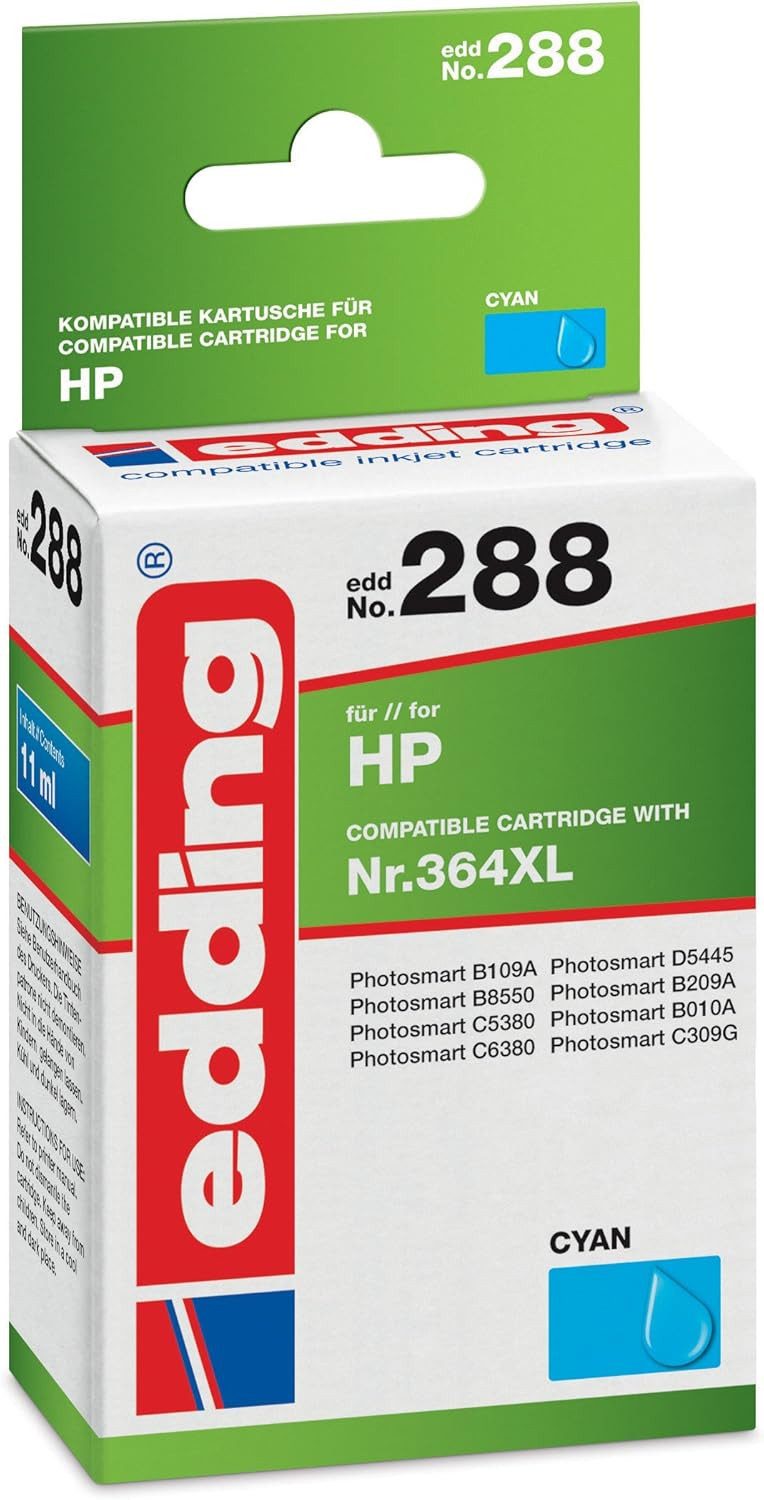 edding Tonerpatrone Edding 288 HP 364XL cyan 18-288