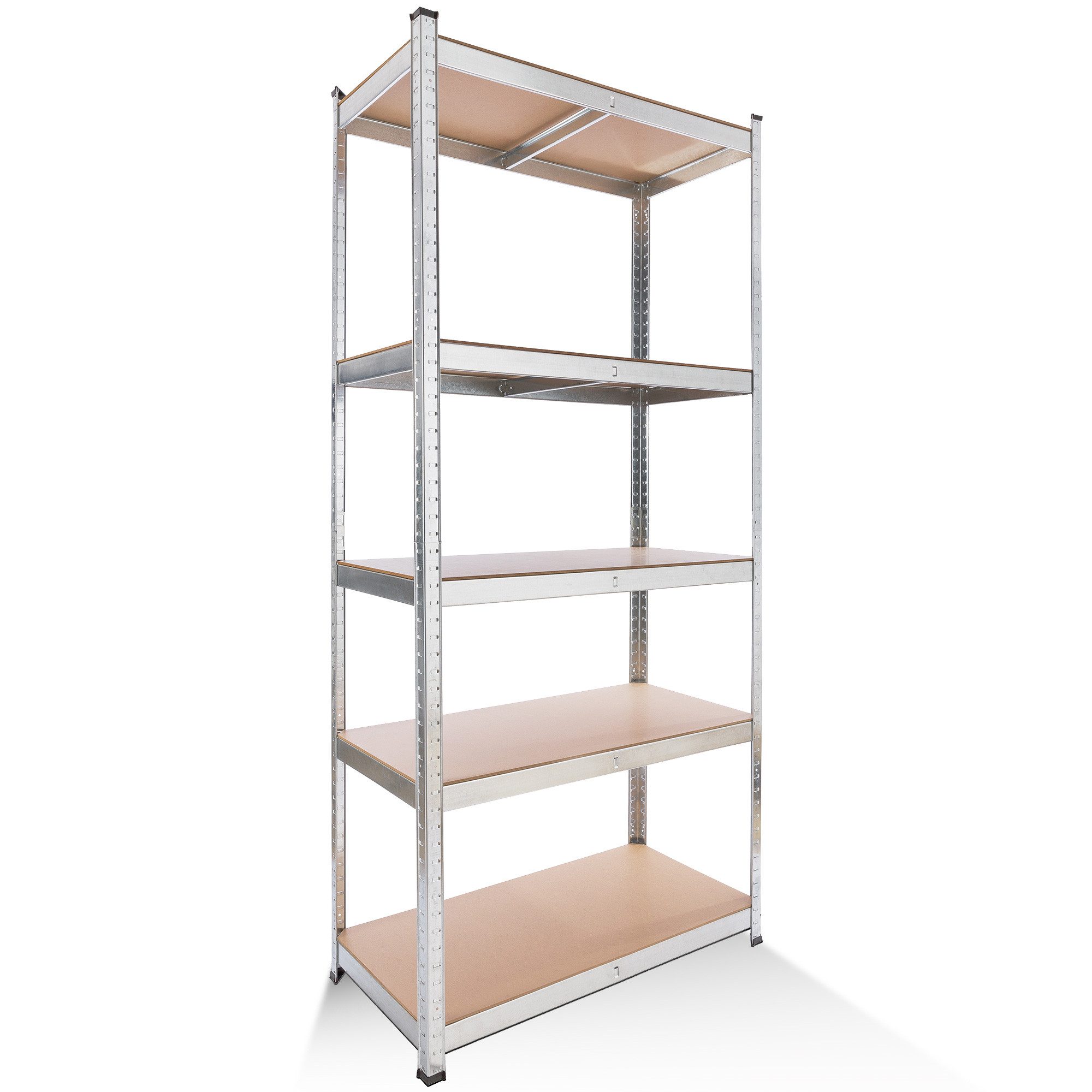 Arebos Schwerlastregal 200x90x45 cm, 5 Böden, 1000 kg Traglast, Steckregal, günstig online kaufen