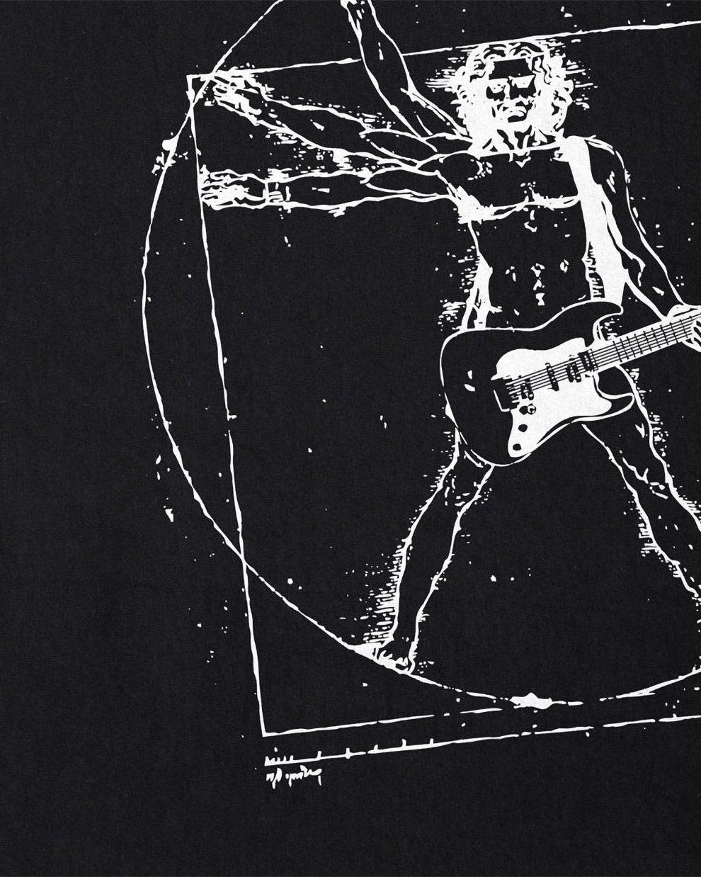 style3 T-Shirt Da Vinci Rock musik festival gitarre metal open air mensch günstig online kaufen