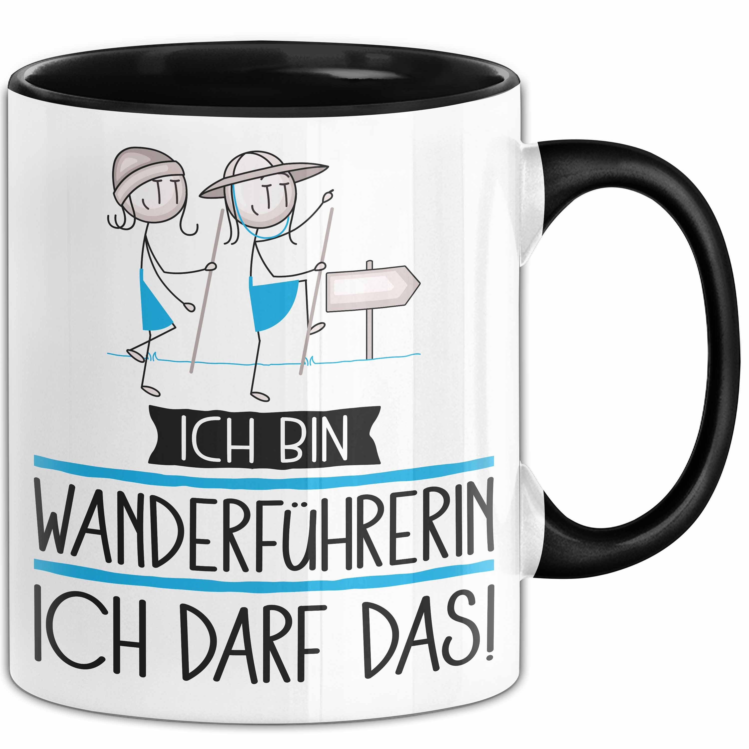 Trendation Tasse Geschenk für Wanderführerin Tasse Lustige Geschenkidee Geburtstag Ic