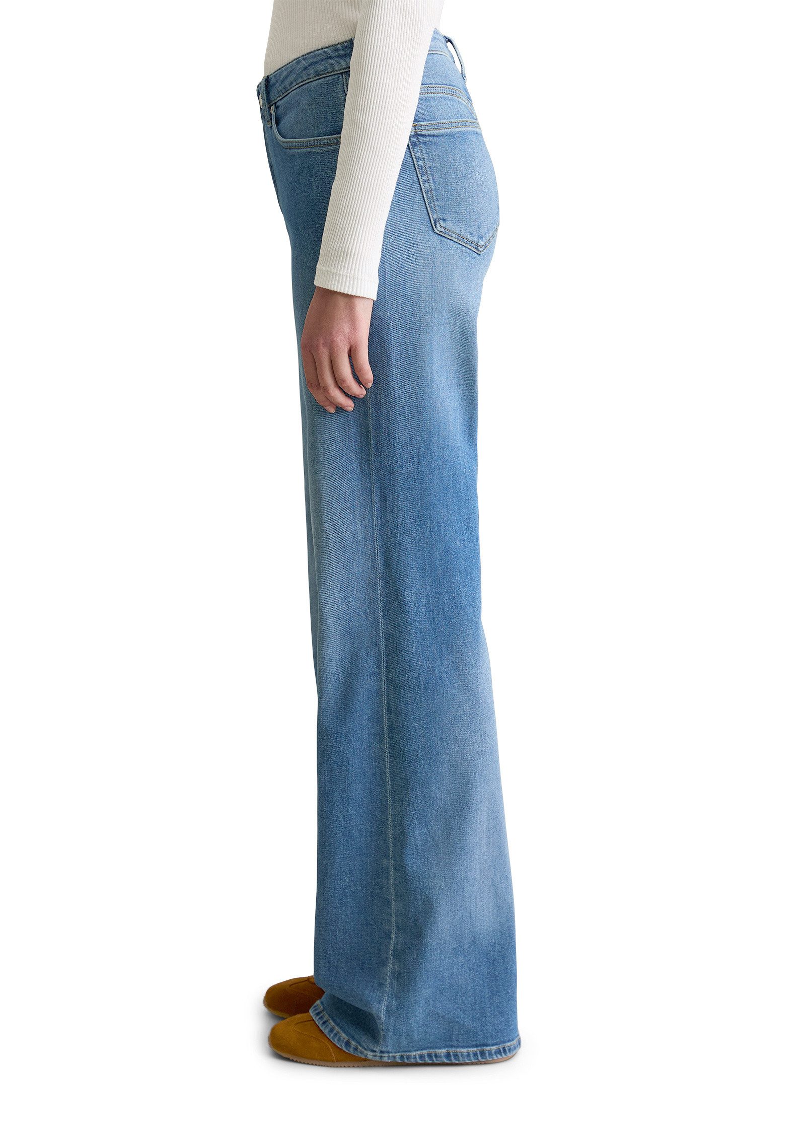 Marc O'Polo DENIM Schlagjeans aus Organic Cotton-Stretch