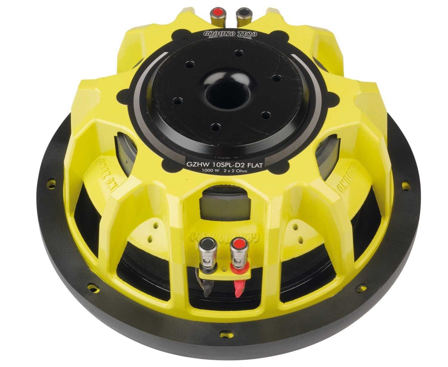 Ground Zero Ground Zero GZHW 10SPL-D2 FLAT SPL Subwoofer flach 25 cm Auto-Subwoofer