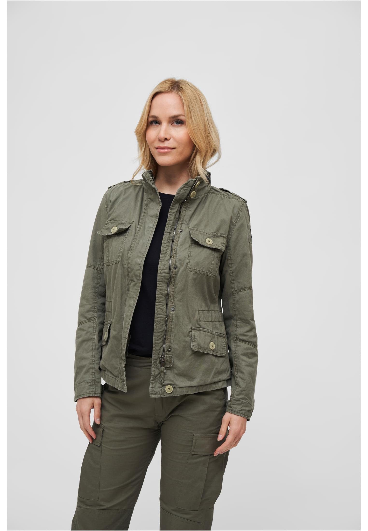 Brandit Outdoorjacke Damen Ladies Britannia Jacket (1-St) olive | 