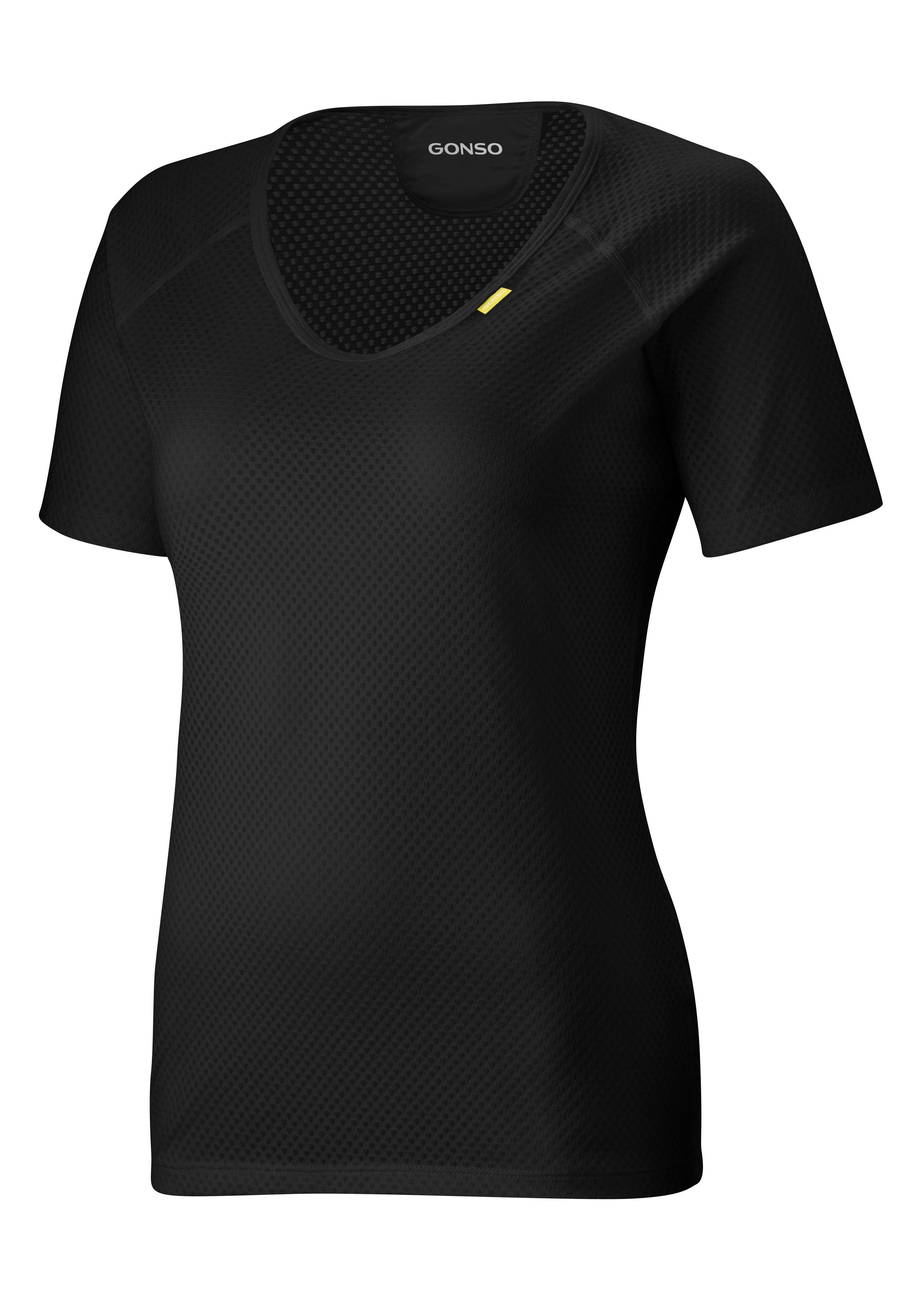 Gonso Funktionsshirt Base Shirt W Damen Fahrrad-Unterhemd, elastisch und atmungsaktiv, Rundhals Radshirt