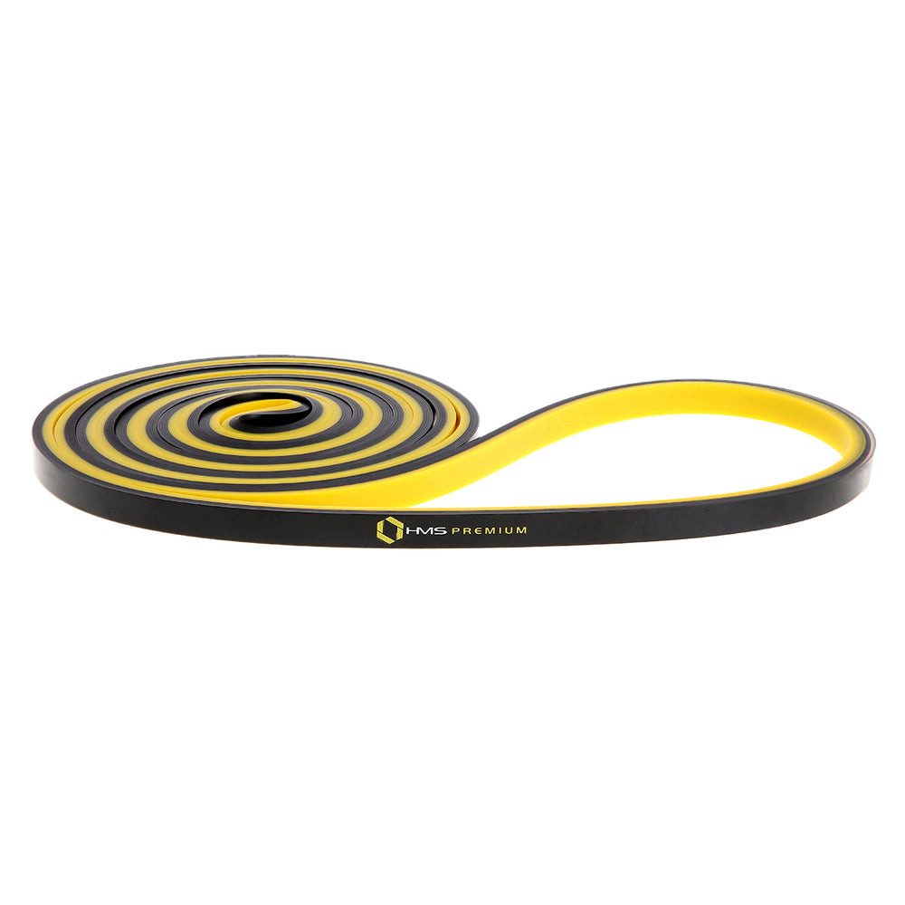 HMS Premium Trainingsband Kraftband Widerstandsband, elastischem Latex für maximale Haltbarkeit und Widerstandskraft
