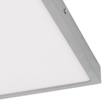 EGLO LED Panel FUEVA 1, LED fest integriert, Warmweiß, schlankes Design, nur 3 cm hoch