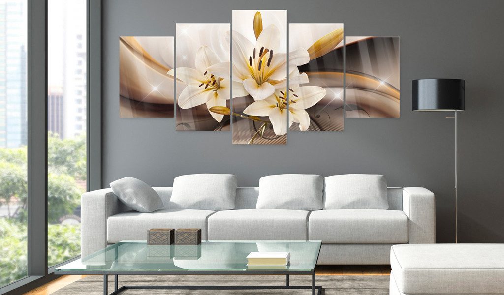 Artgeist Acrylglasbild Shiny Lily [Glass]