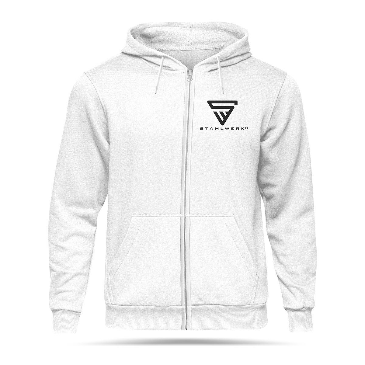 STAHLWERK Kapuzensweatjacke Hoodie / Kapuzenpullover / Kapuzenpulli / Sweatjacke (Packung, 1-tlg) in Unifarbe mit lizensiertem Print, mit Kapuze