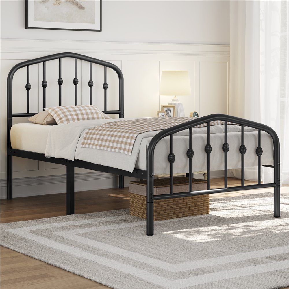 Yaheetech Metallbett 90-160cm (B), Bettrahmen Vintage günstig online kaufen