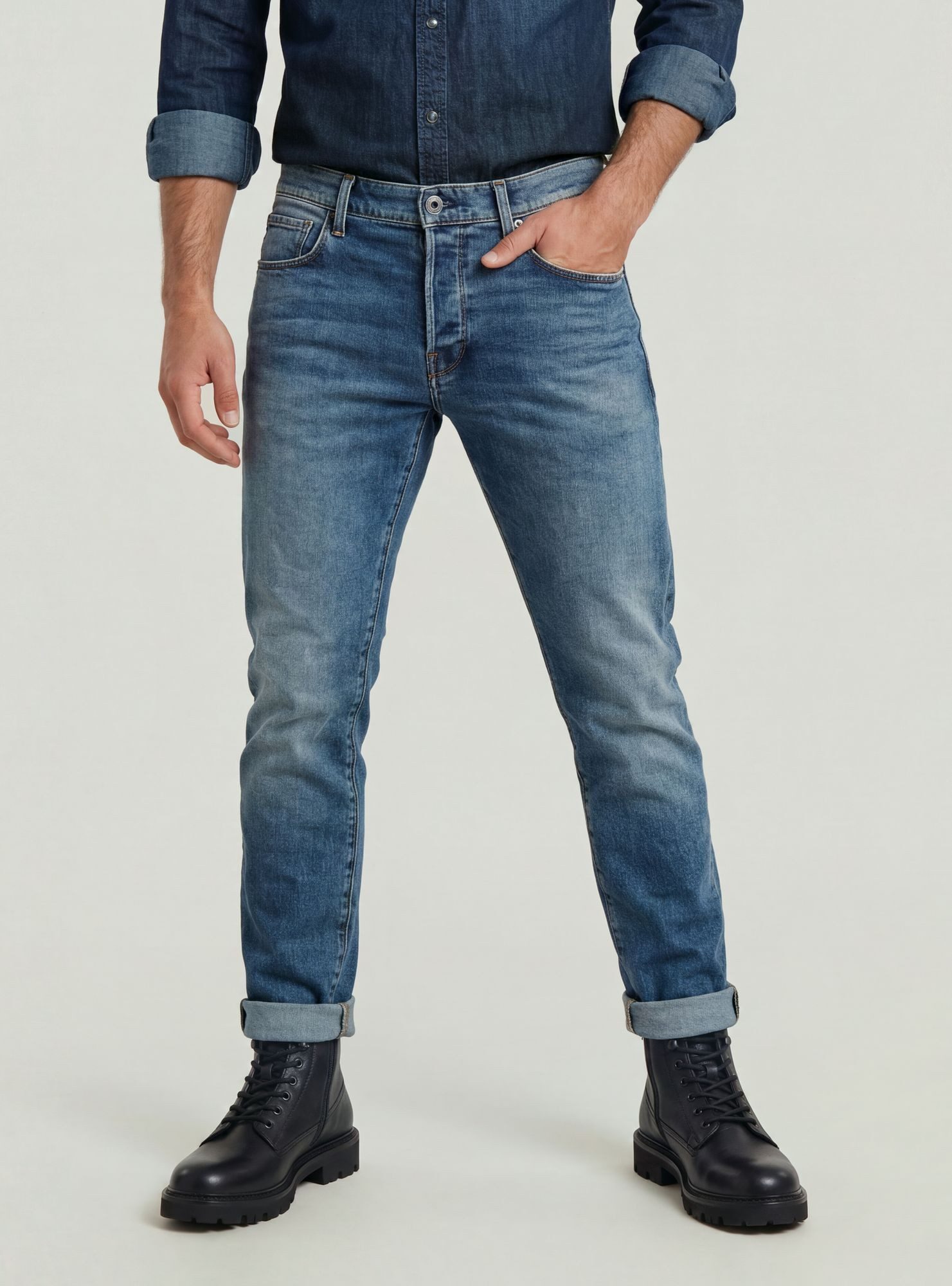 G-STAR 5-Pocket-Jeans 3301 Regular Tapered Jeans