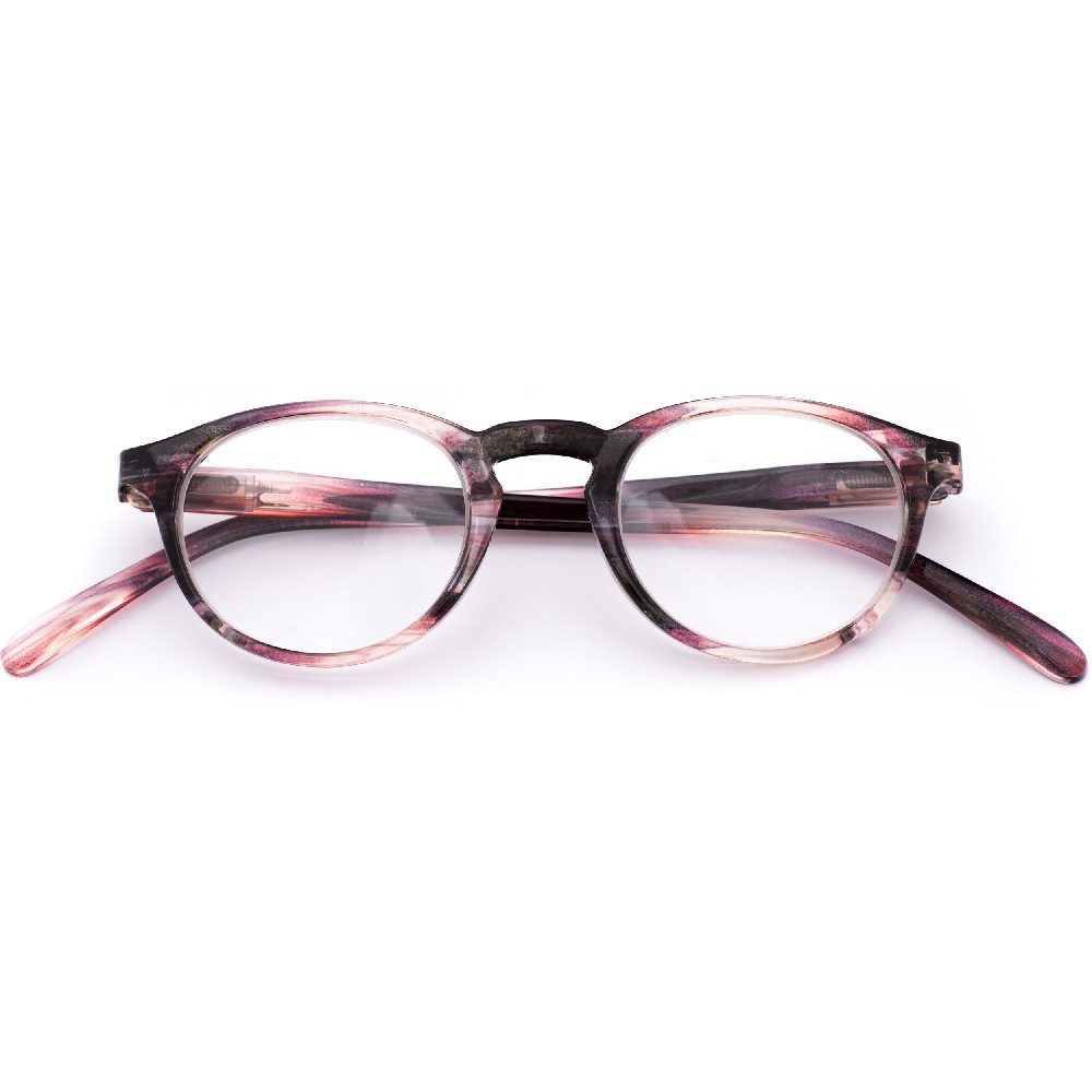 Lesebrille READY READER PLAST. RASPBERRY TRANSP. +3.0