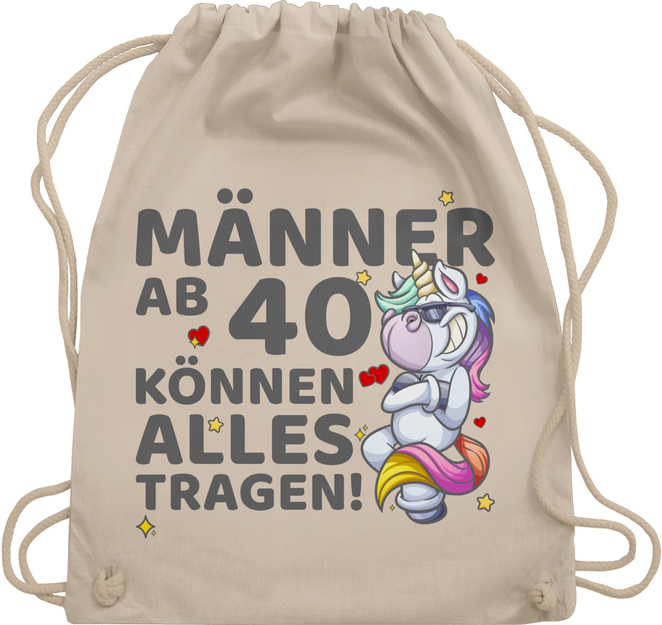 Personalisiertes Geschenk Zum 40. Geburtstag – Turnbeutel Mit Spruch 'So Gut Kann Man Mit 40 Aussehen'