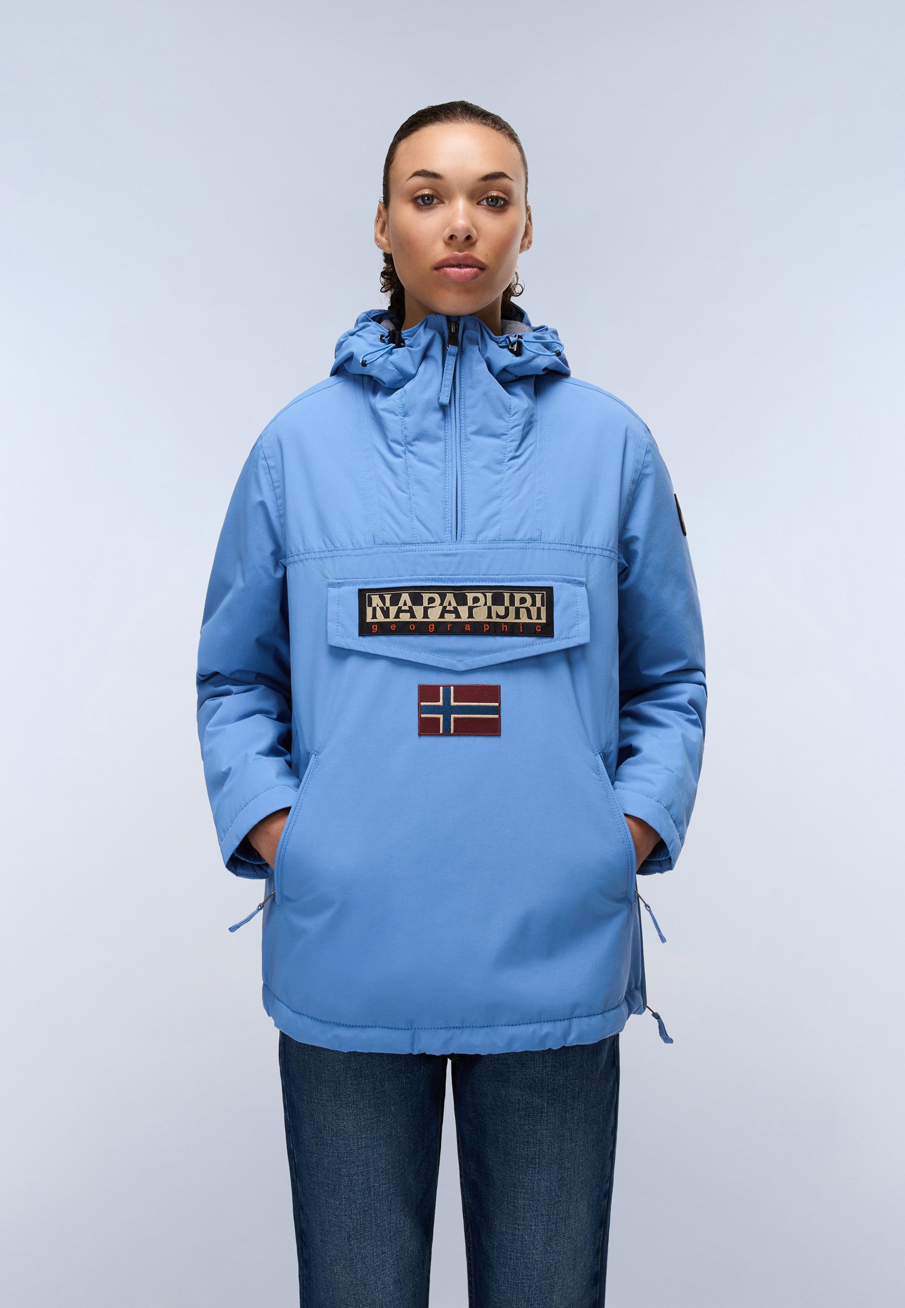 Napapijri Funktionsjacke RAINFOREST Regular fit mit Kapuze und Kängurutasch günstig online kaufen