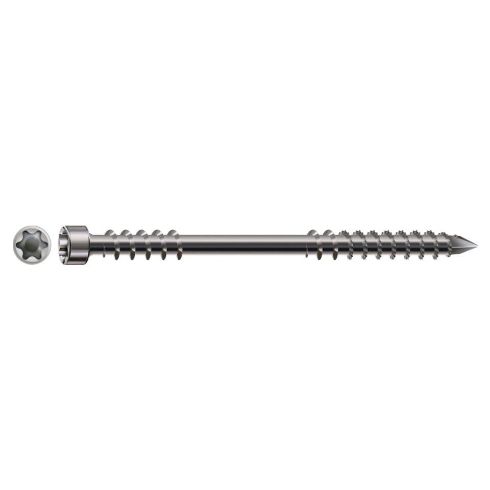 SPAX Schrauben-Set Spax Weg- und Stegschraube, Ø 8 mm, Edelstahl A4, Zylinderkopf