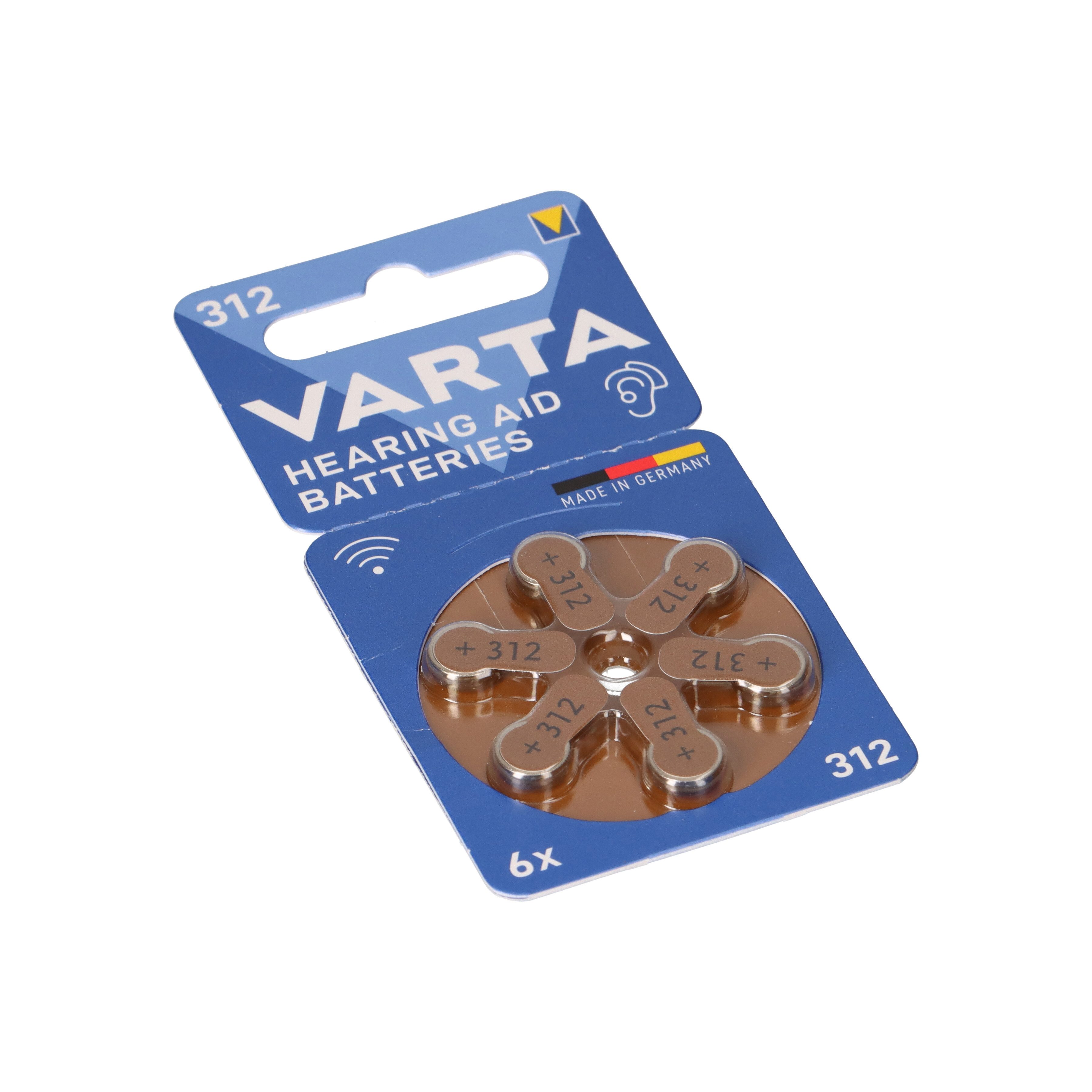 VARTA Varta Hearing Aid Batterie 312 PR41 Hörgerätebatterie Batterie