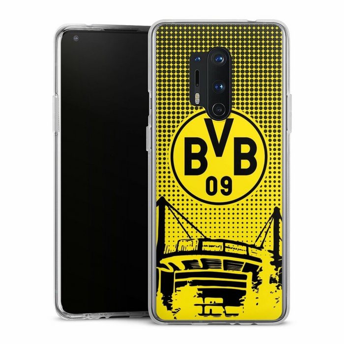 DeinDesign Handyhülle Stadion BVB Borussia Dortmund BVB Dots OnePlus 8 Pro Silikon Hülle Bumper Case Handy Schutzhülle