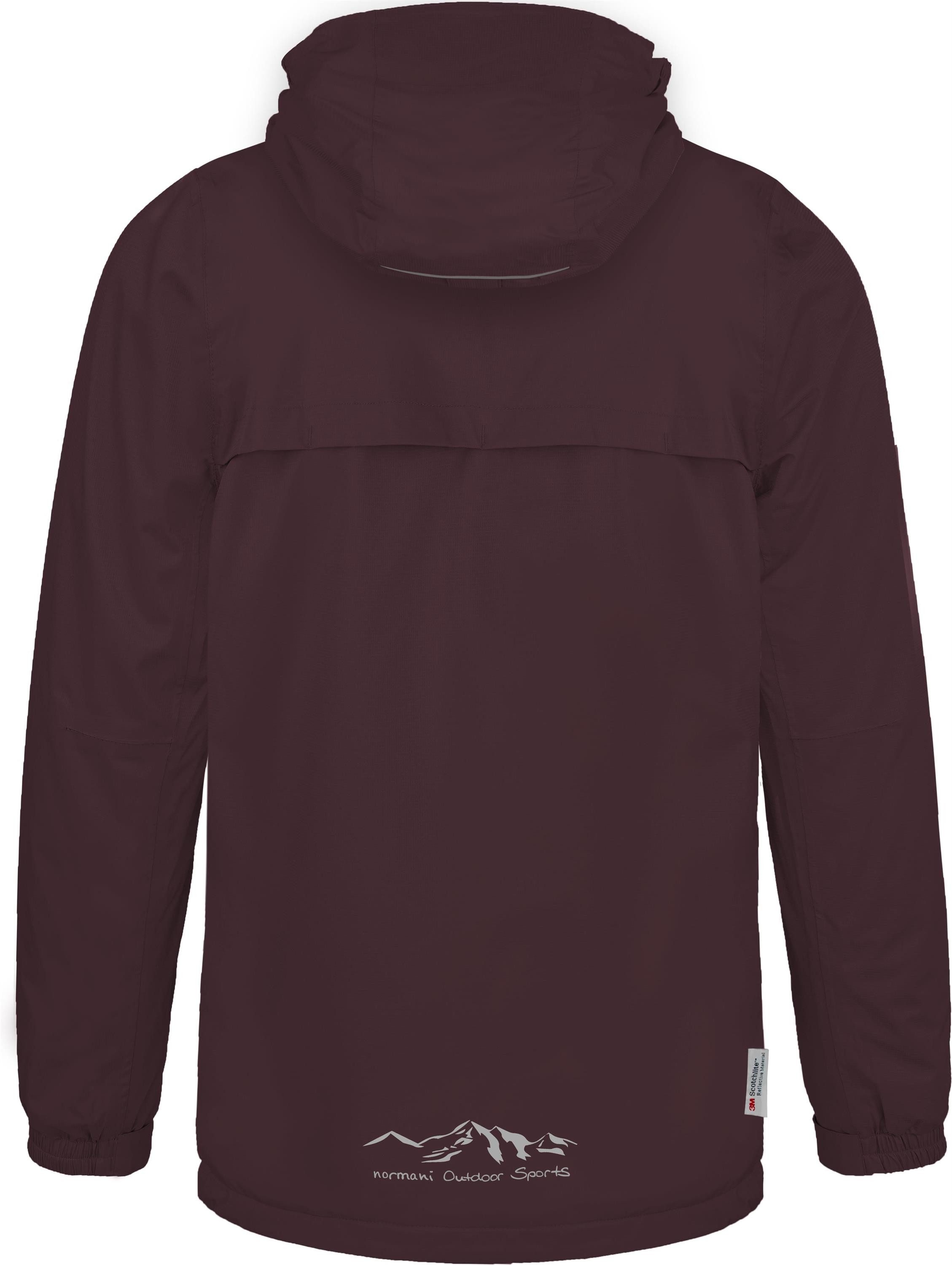 normani Regenjacke Kinder Regenanzug Regenjacke und Regenhose Kinder 2-Teiliges Regen-Set mit Fleecefutter für Junge und Mädchen – Bild 3 von 5