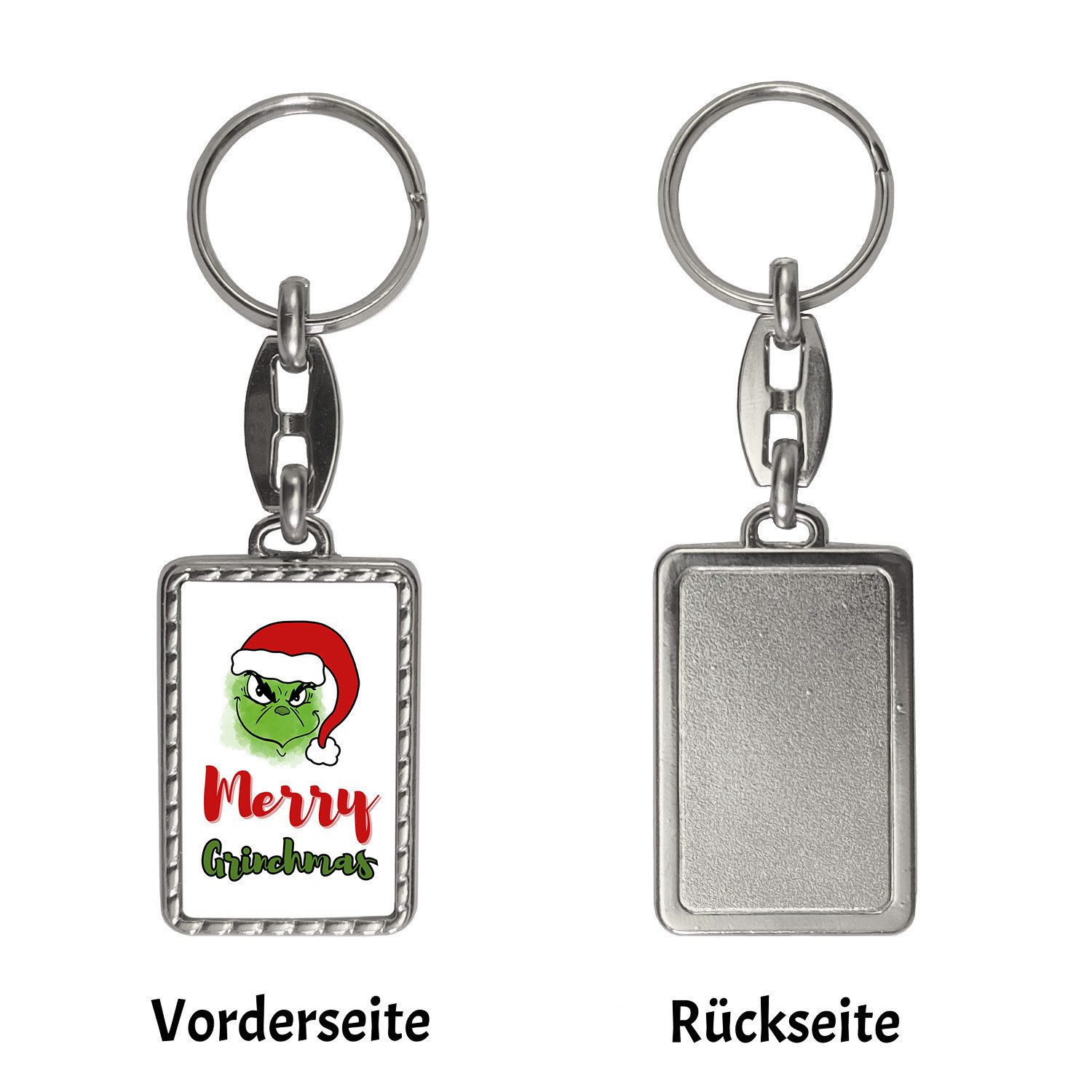 speecheese Schlüsselanhänger Merry Grinchmas Weihnachtsmuffel Schlüsselanhä günstig online kaufen