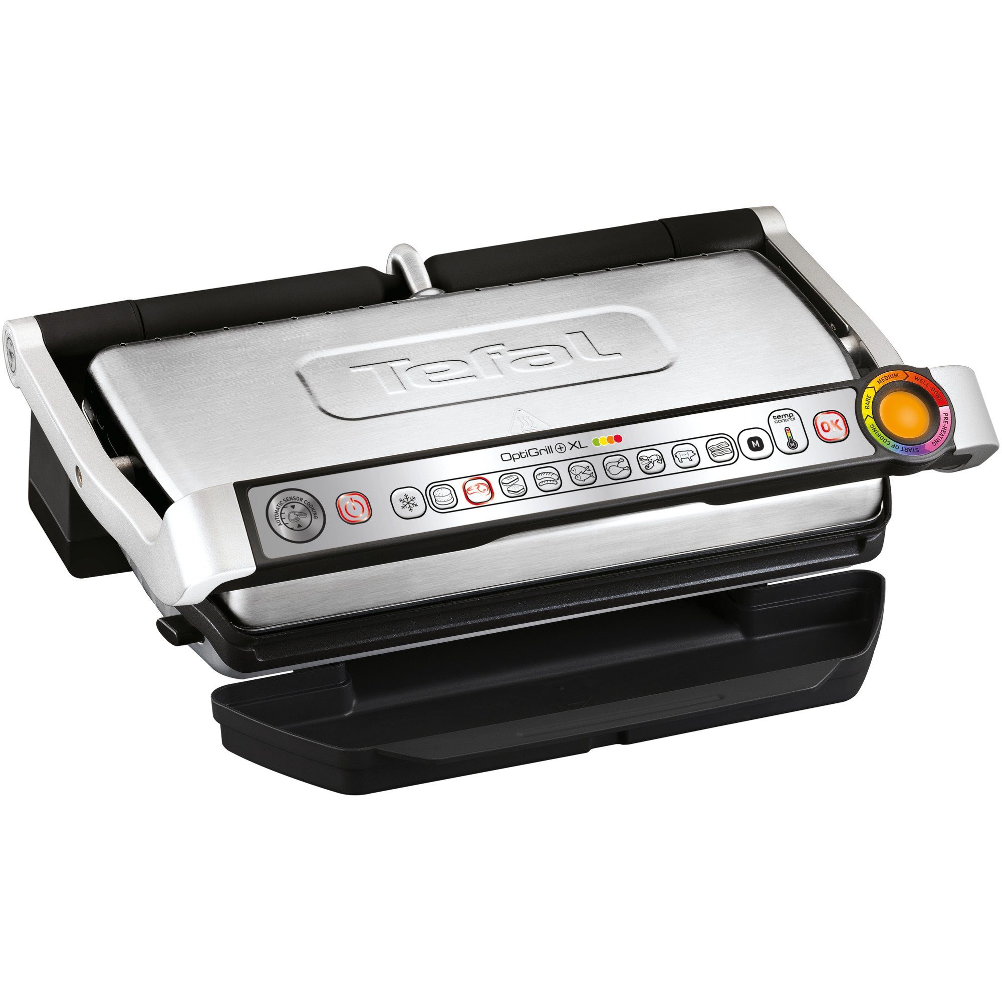 Tefal Elektrogrill Tefal OptiGrill XL GC724D (EU-Ware), Kontaktgrill