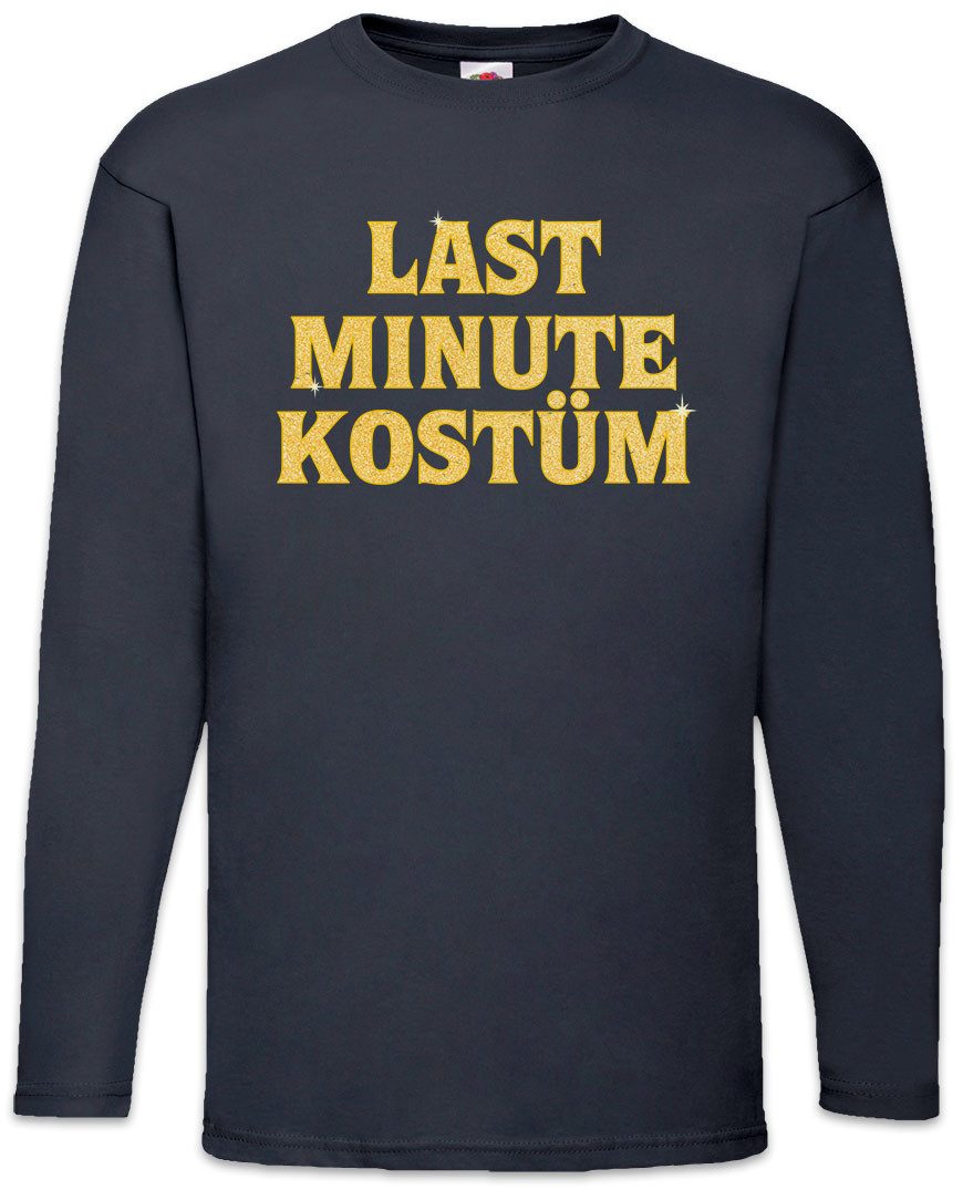 Langarmshirt Last Minute Kostüm Langarm T-Shirt Fasching Karneval