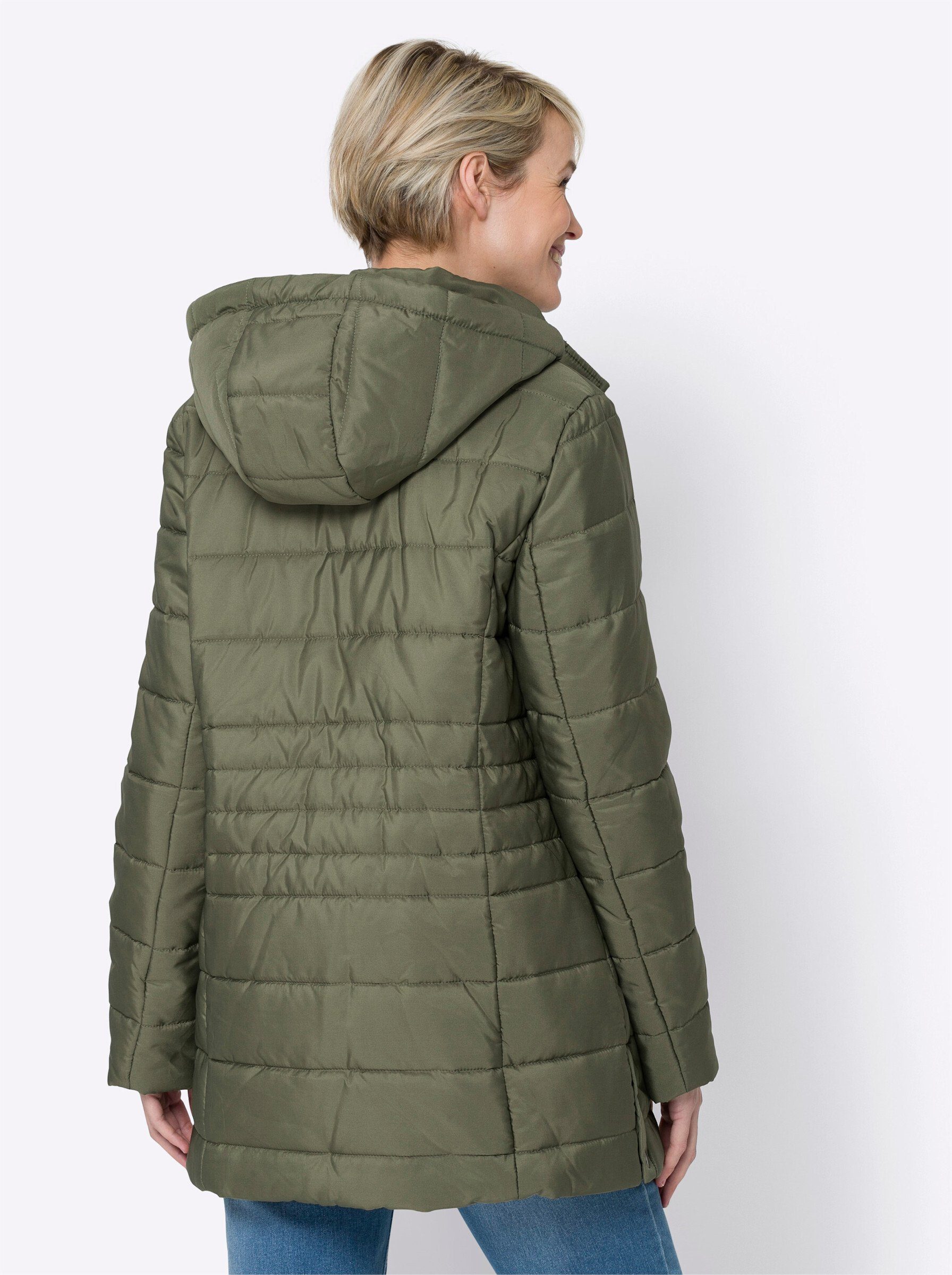 an! khaki Sieh Allwetterjacke