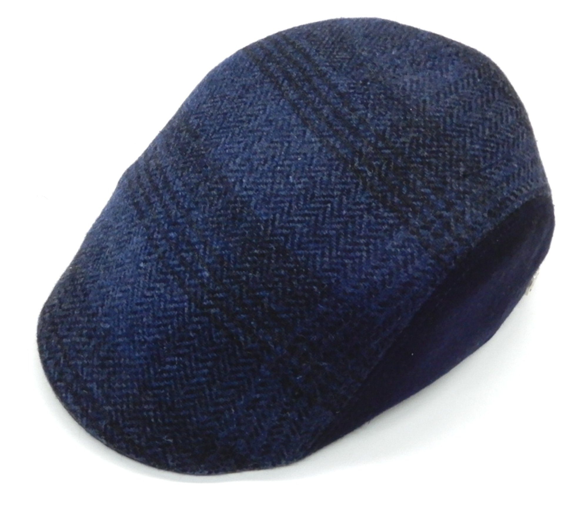 Chaplino Flat Cap mit praktischen Ohrenklappen dunkelblau | Flat Caps