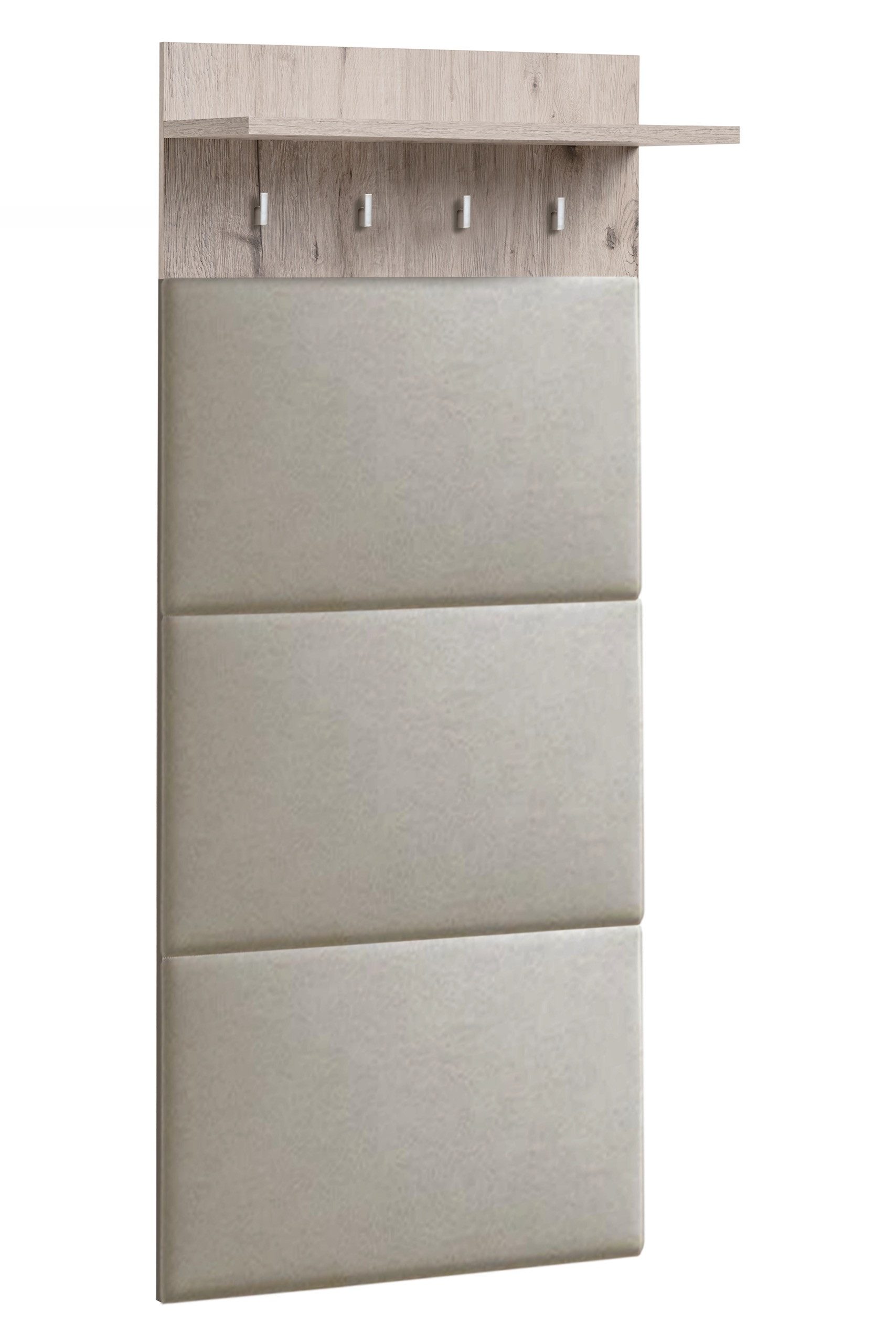 ASM-Moebel Garderoben-Set Flurgarderobe GUSTAVO VII mit Spiegel Hochglanz und Polsterung, Mit Spiegel, Hochglanzfronten, Kissen und Polsetrung.