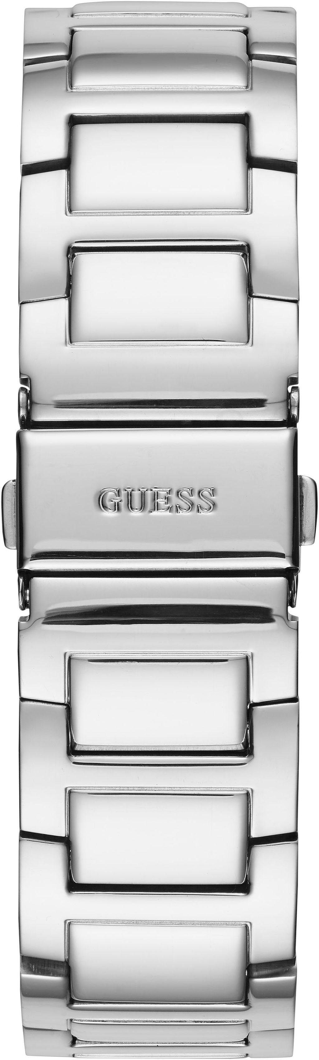Guess Multifunktionsuhr LADY FRONTIER W1156L1, Armbanduhr, Quarzuhr, Damenuhr, analog, Edelstahlarmband