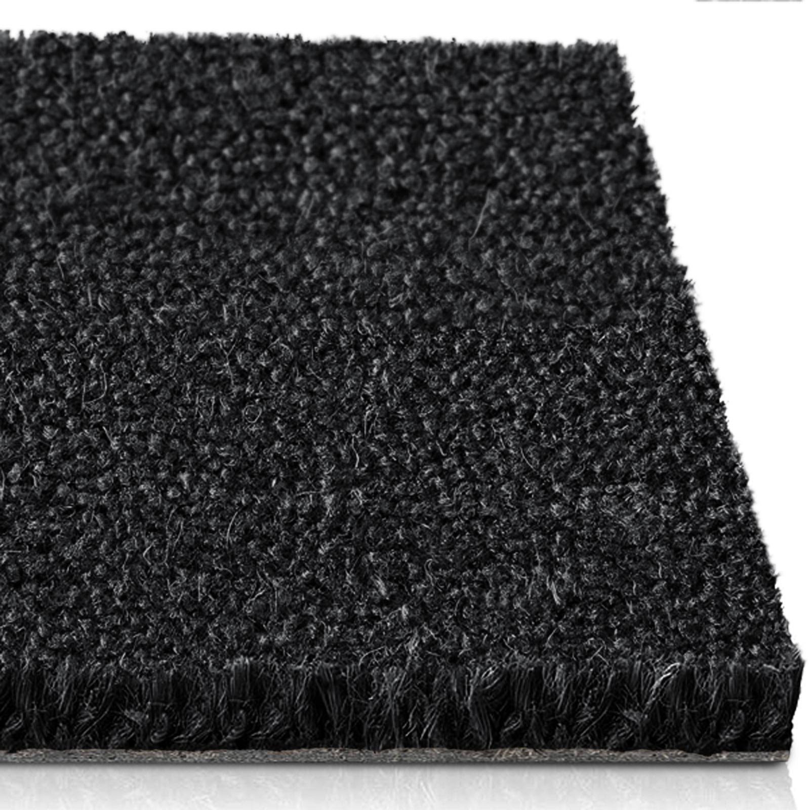 Karat Fußmatte Kokosmatte, 4 Farben, viele Größen, In- & Outdoor geeignet, rechteckig, Höhe: 24 mm