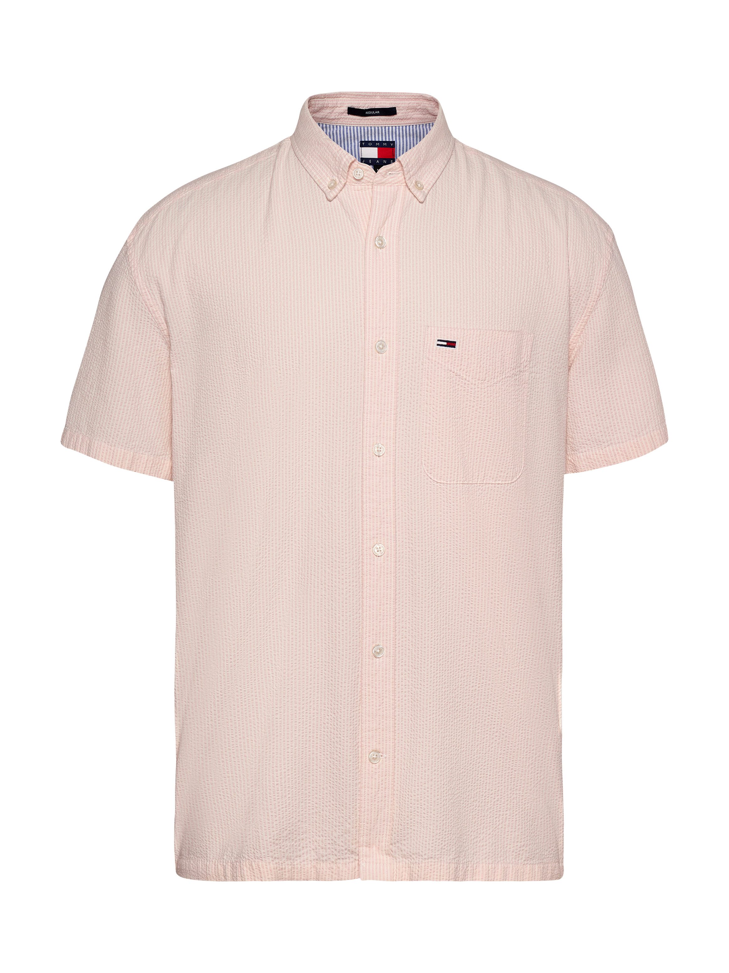 Tommy Jeans Kurzarmhemd TJM REG SEERSUCKER STP SS SHIRT fein gestreift günstig online kaufen