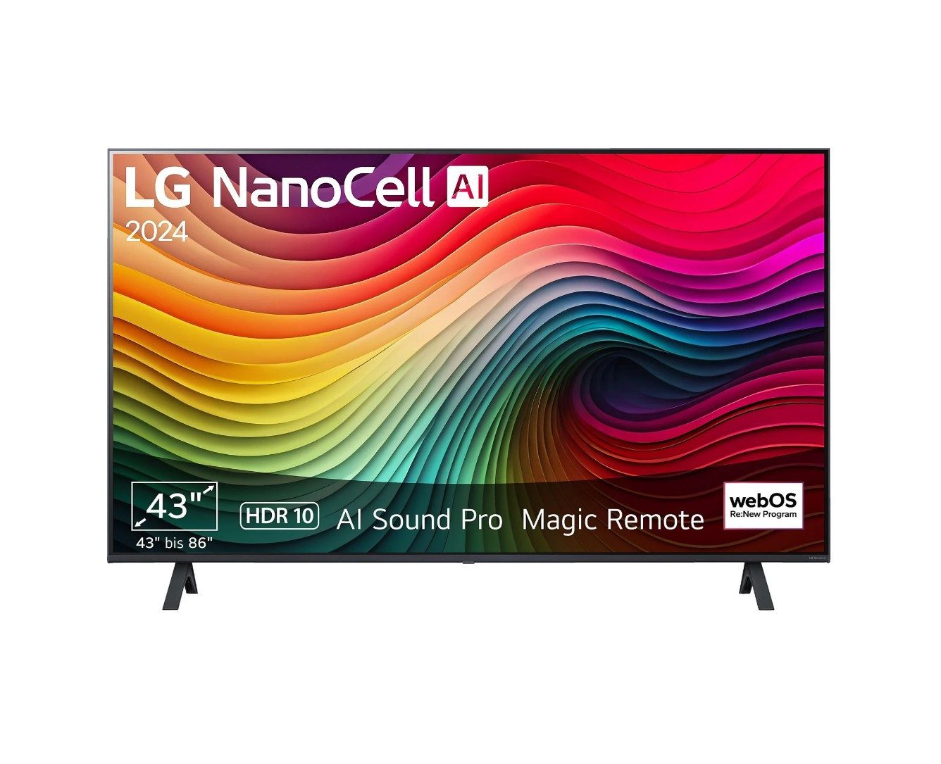 LG 43NANO81T6A LED-Fernseher (108 cm/43 Zoll, 4K Ultra HD, Smart-TV, 4K NanoCell-Display)