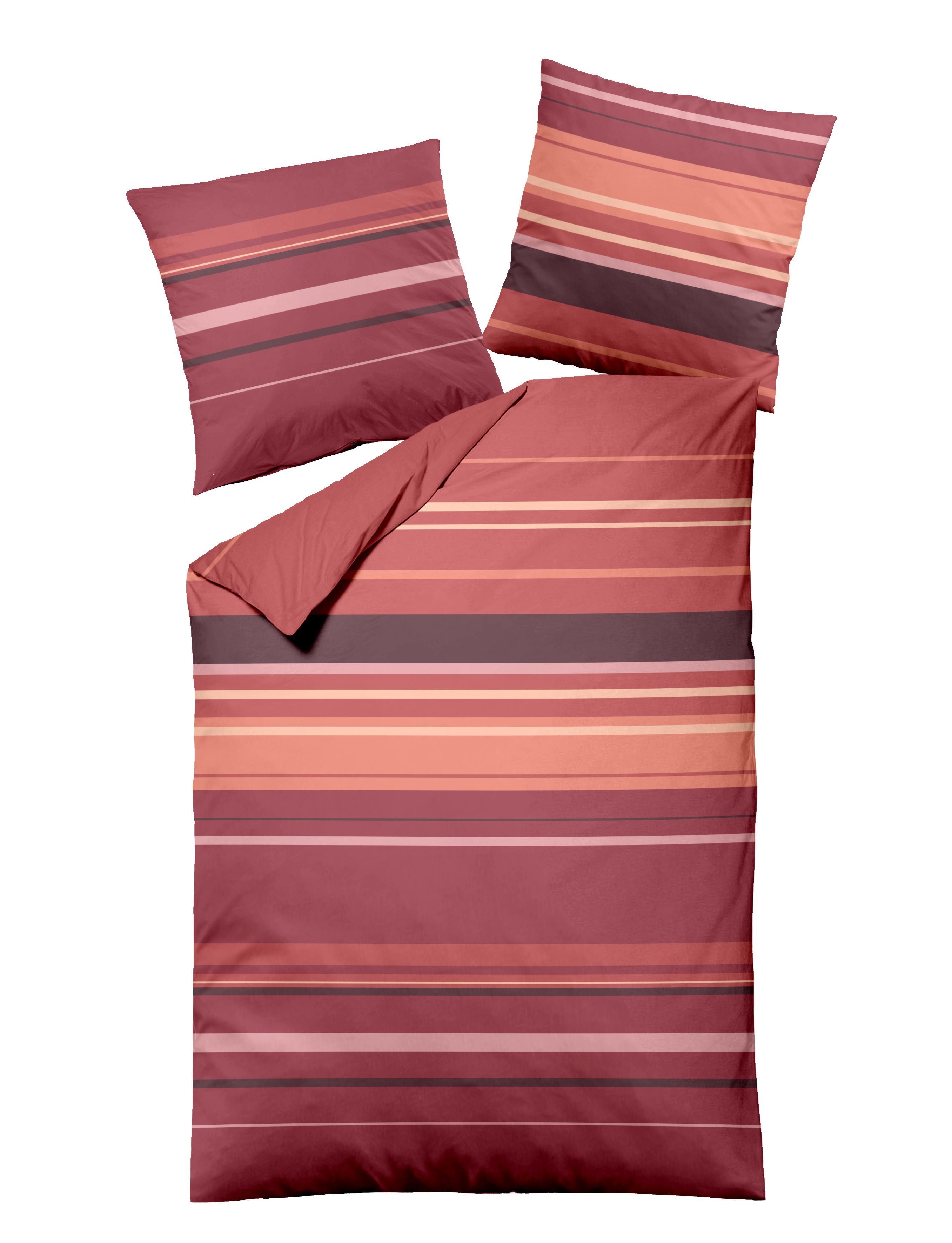 Dormisette Bettwäsche Edelbiber 135x200 cm 80x80 cm 9140-20 9140 Charm, Bettbezug Kopfkissenbezug Set kuschelig weich hochwertig