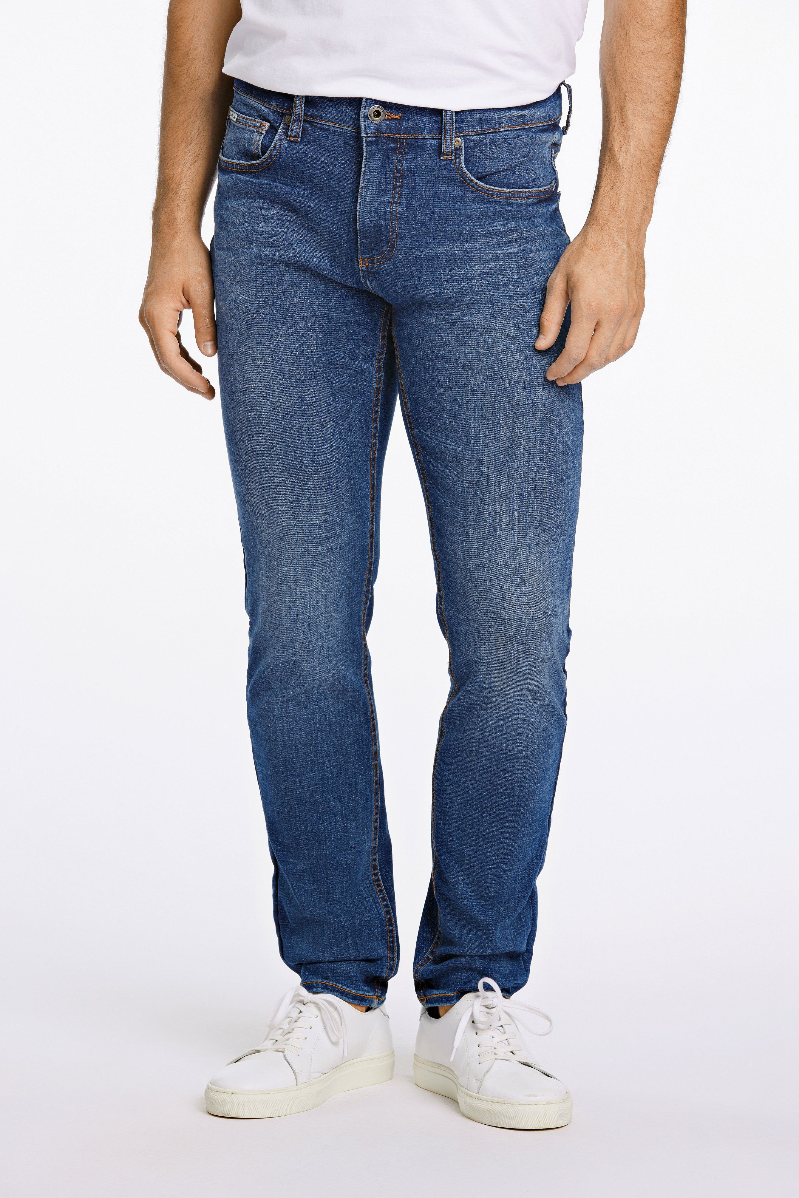 LINDBERGH 5-Pocket-Jeans mit dunkler Waschung und günstig online kaufen
