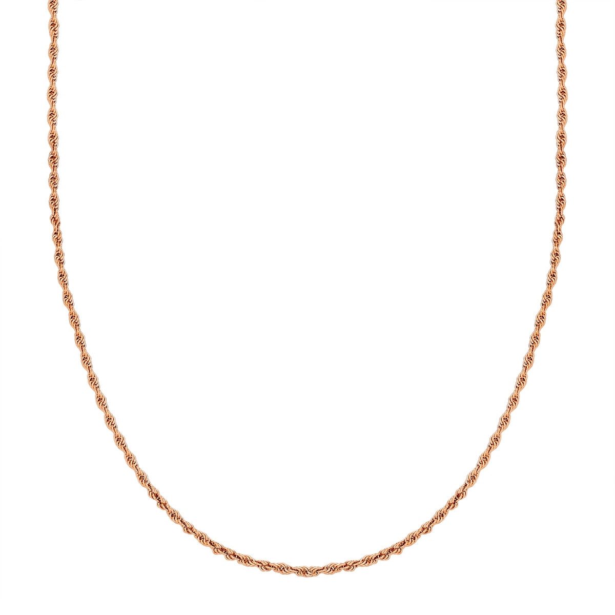 Edelstahlkette roségold