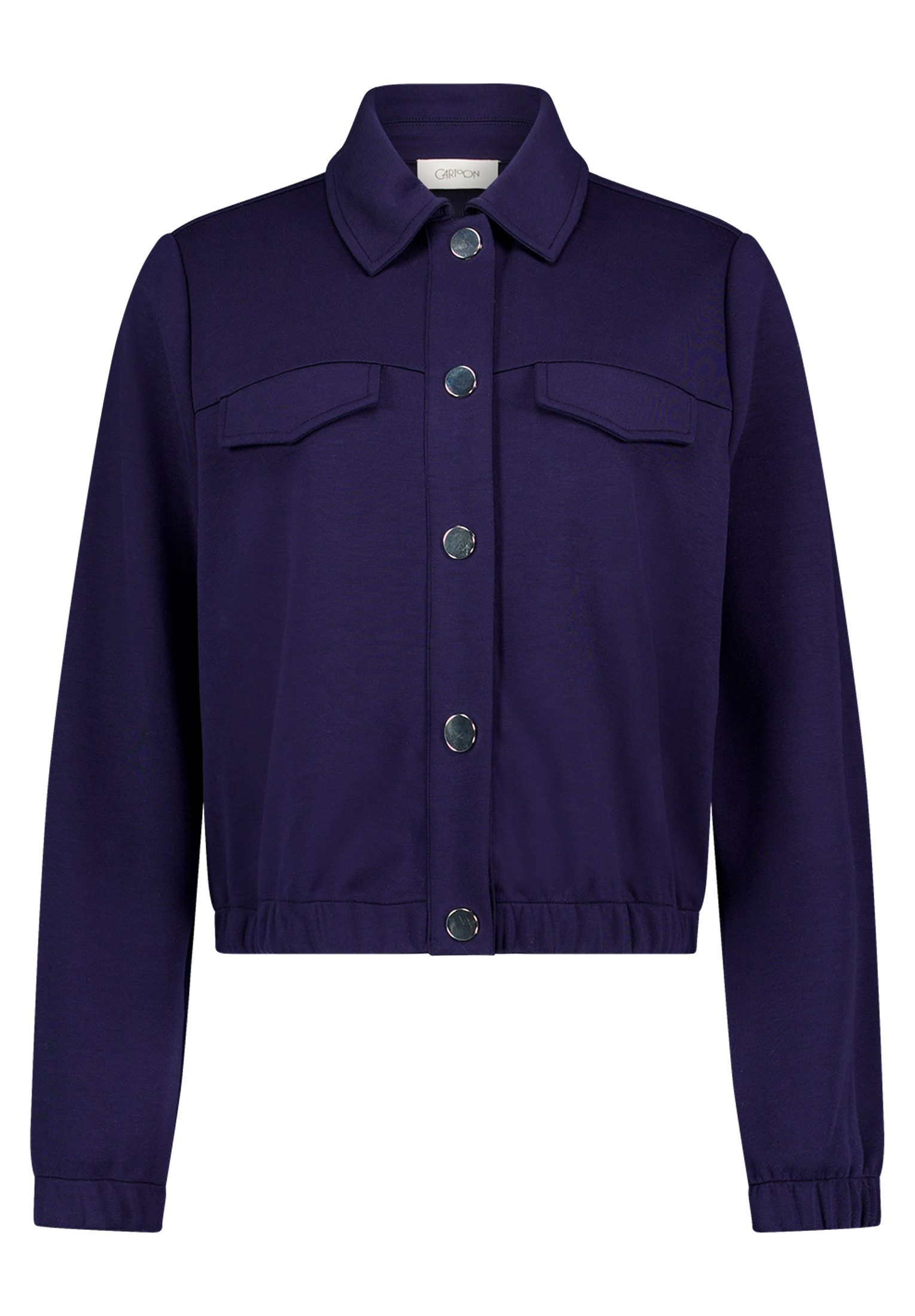 Cartoon Jackenblazer Damen mit aufgesetzten Taschen
