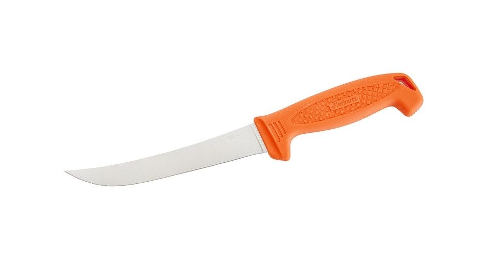 Herbertz Universalmesser Herbertz Filetiermesser, Klassik, Orange, Medium, Scheide, (1 St), Scheide inklusive