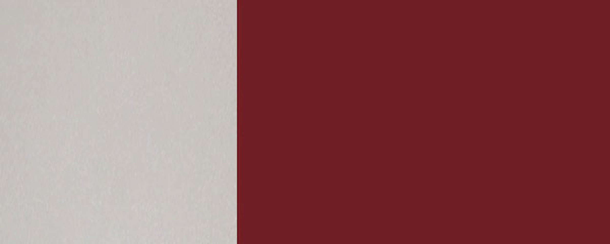 Feldmann-Wohnen Klapphängeschrank Florence (Florence) 50cm wählbar und Korpusfarbe Hochglanz 1-türig cremeweiß mit RAL 9001 Front- Klapptür grifflos